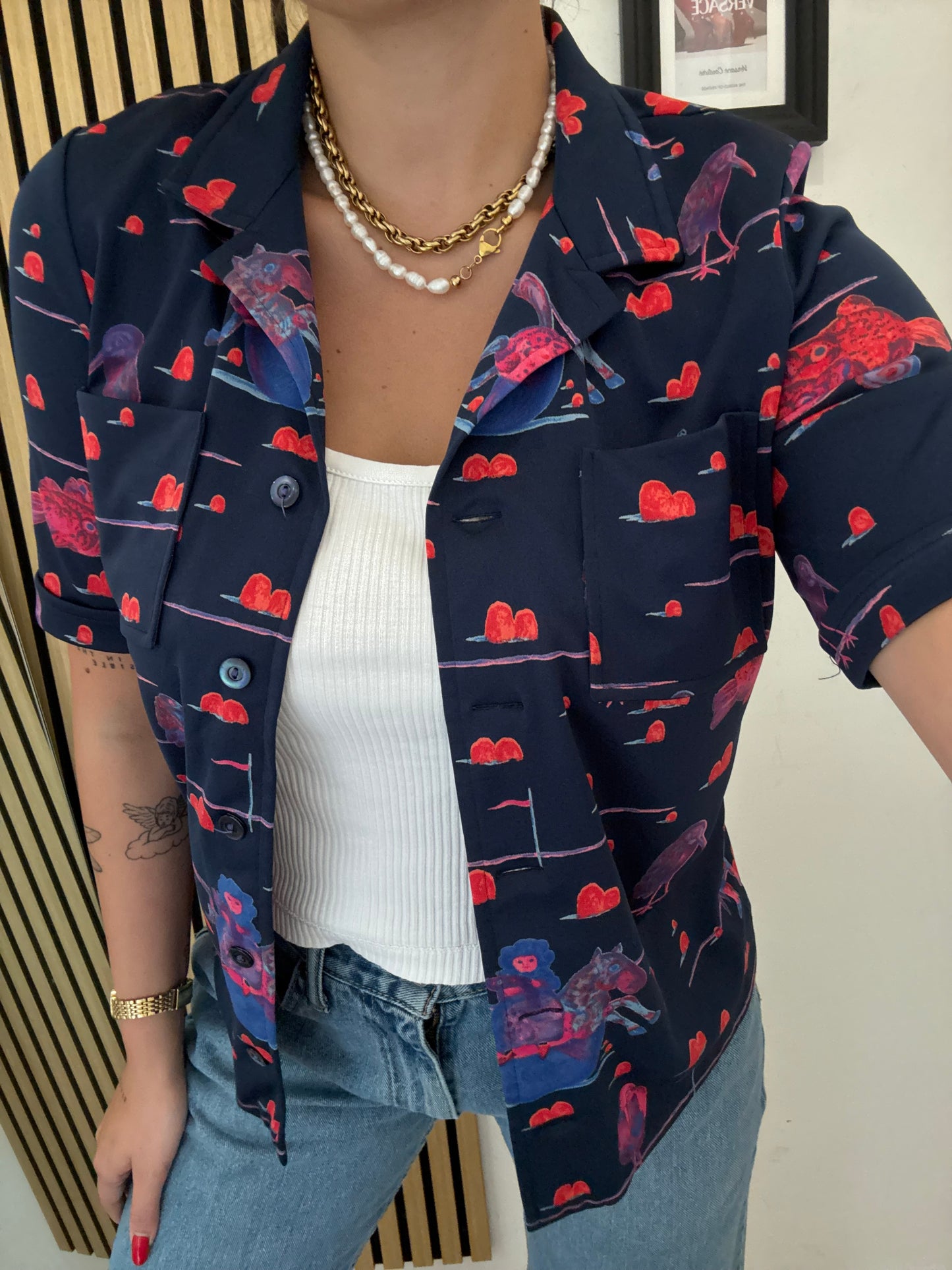 Camicia Vintage a fantasia
