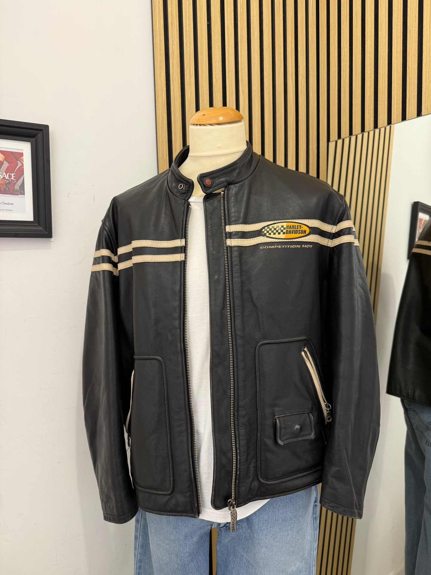 Giacca Harley Davidson in vera pelle, unisex