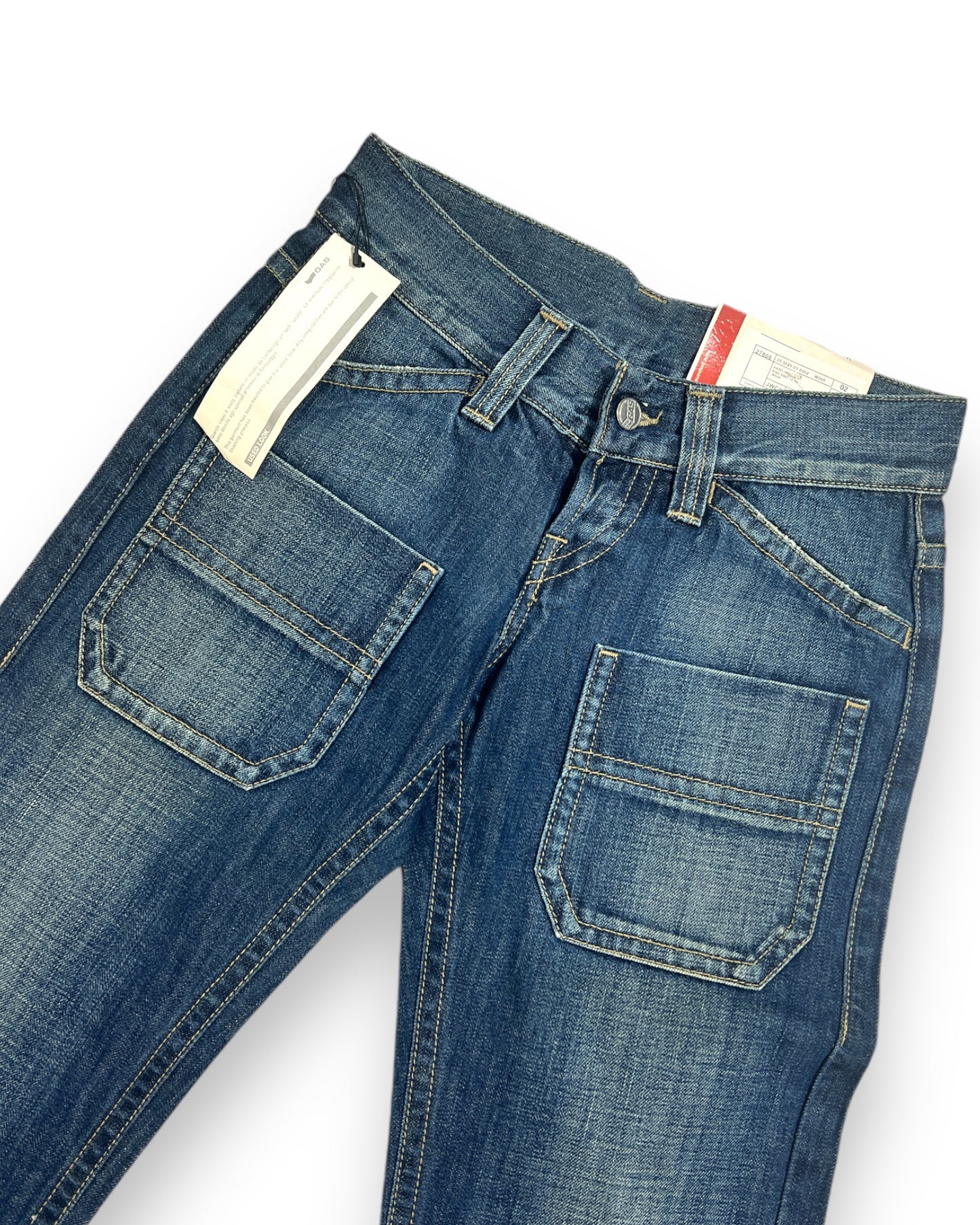 Jeans Gas Vita Bassa a Zampa