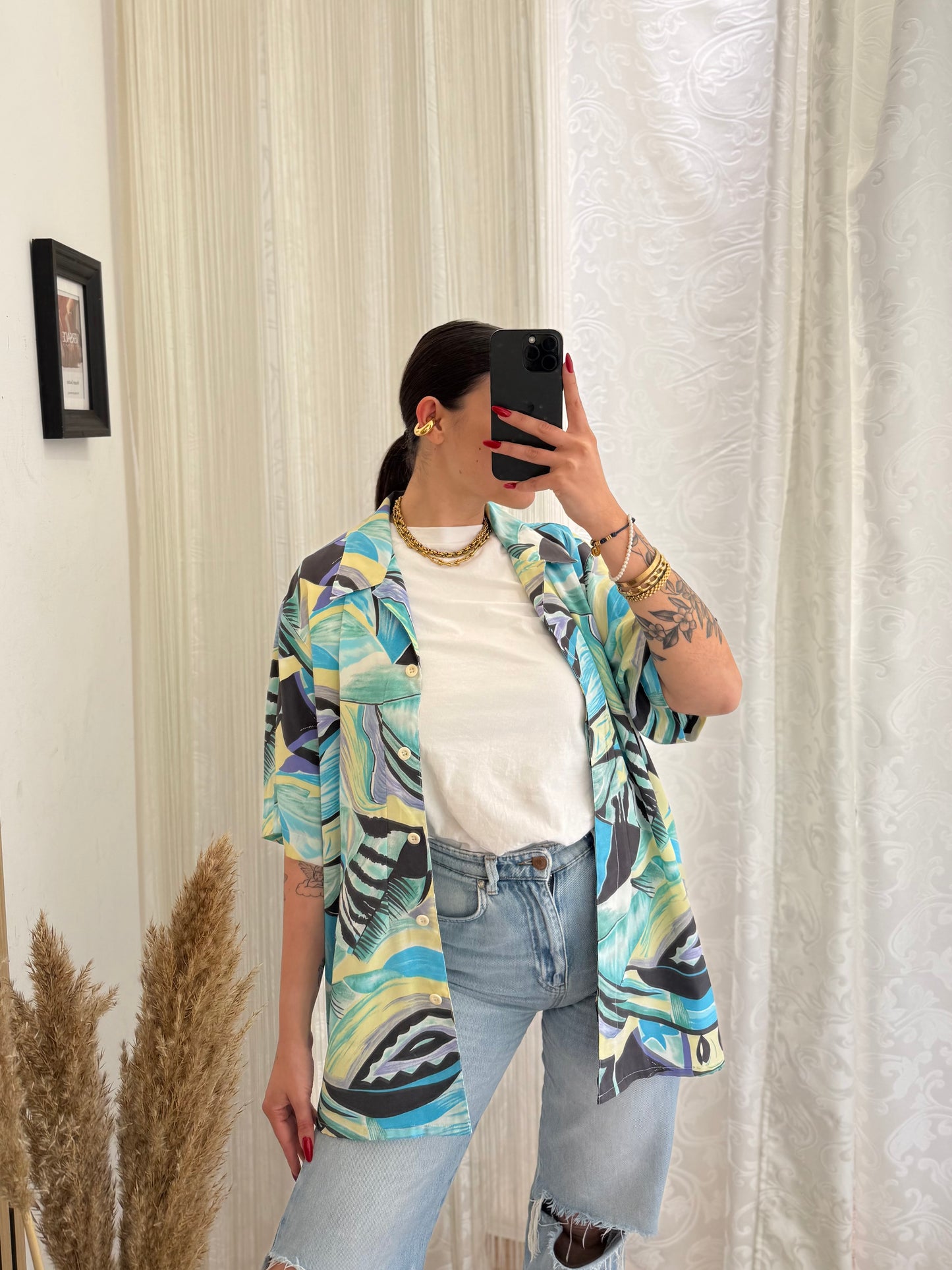 Camicia Vintage a fantasia