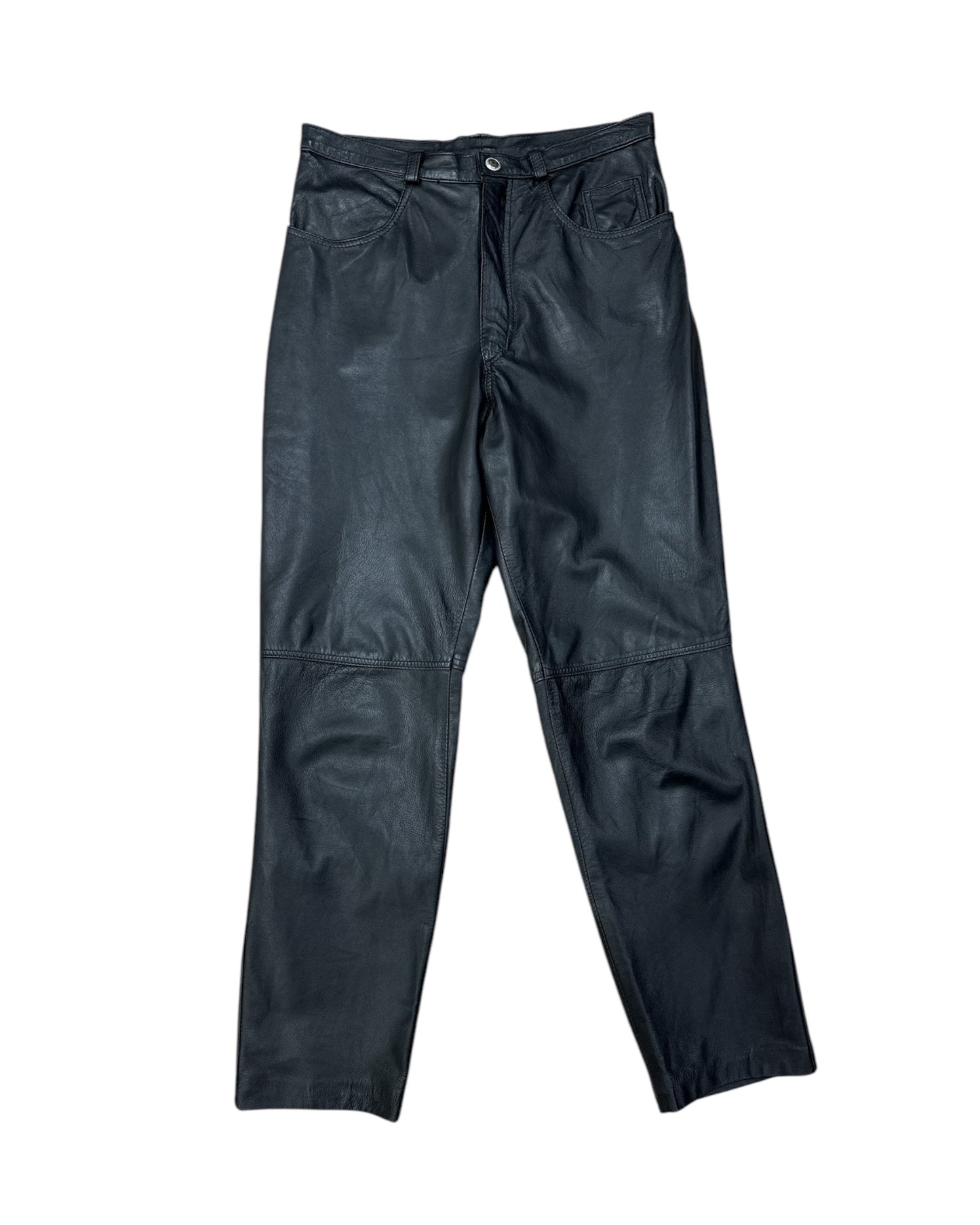 Pantalone in vera pelle