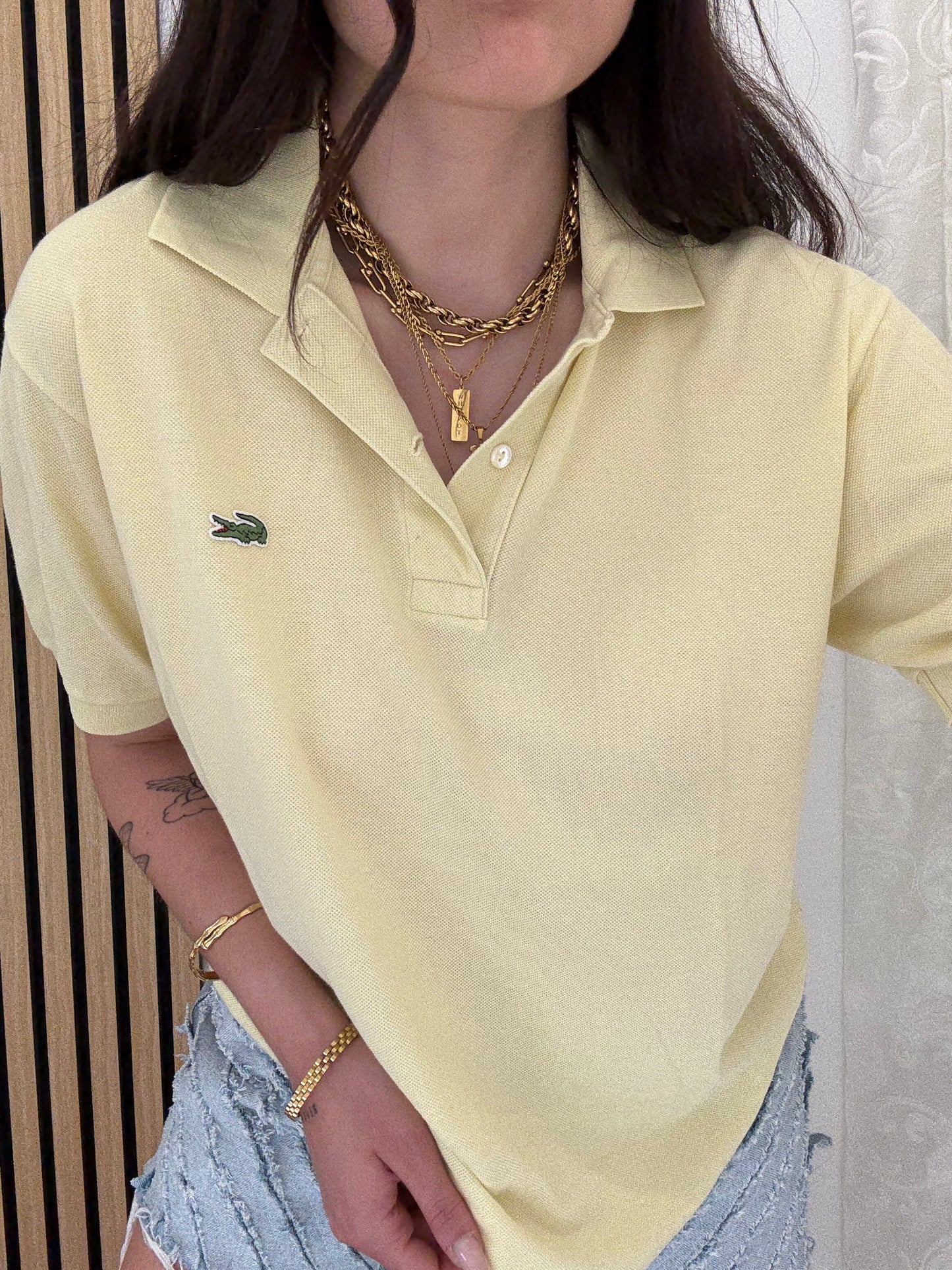 Polo Lacoste crop