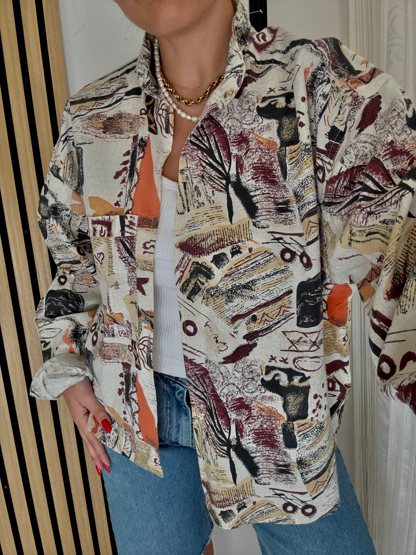 Camicia Vintage a fantasia