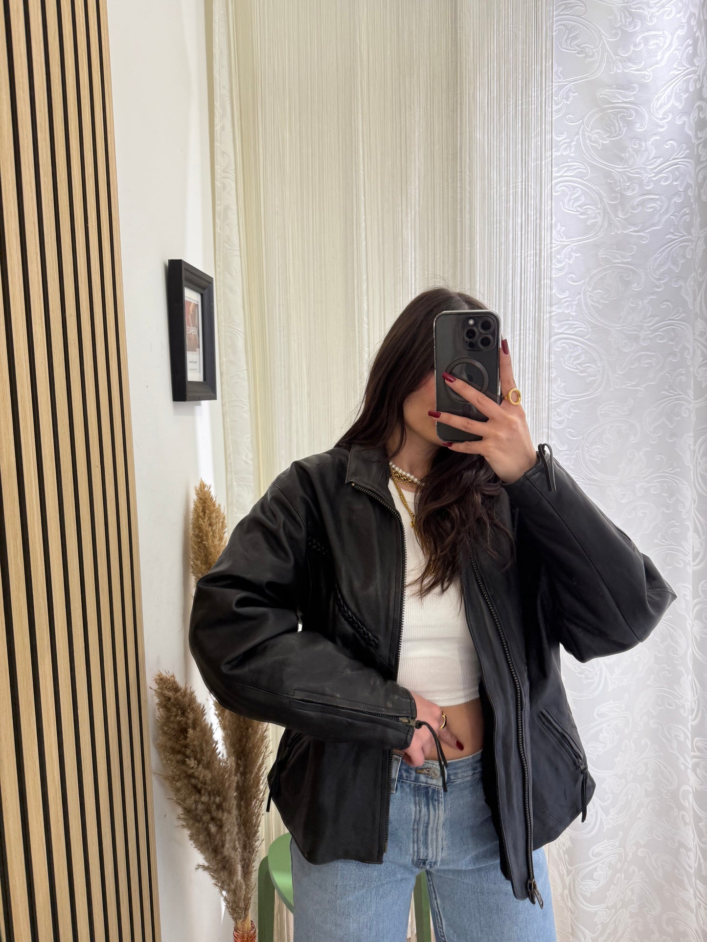 Giacca in vera pelle, unisex