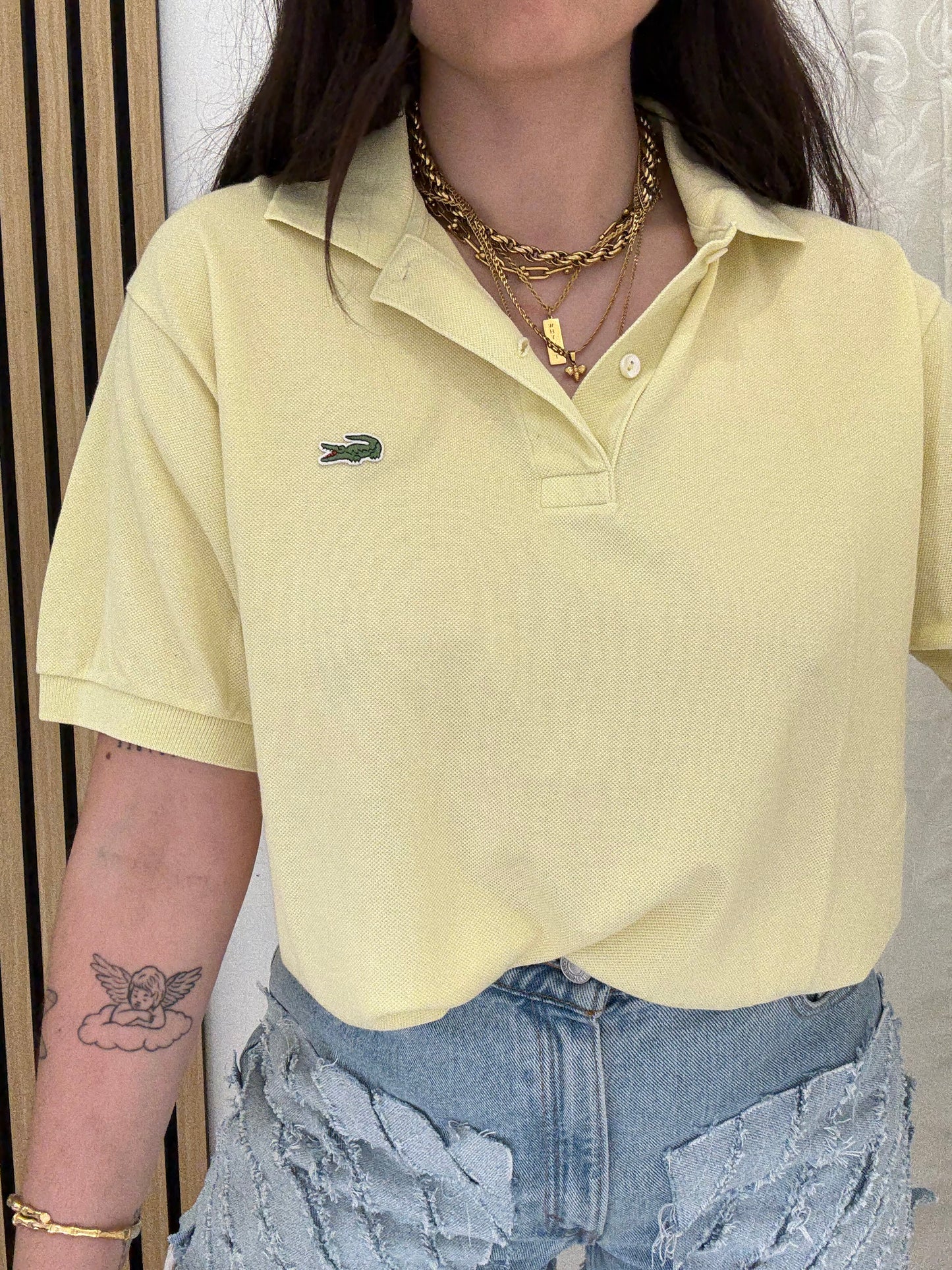 Polo Lacoste crop