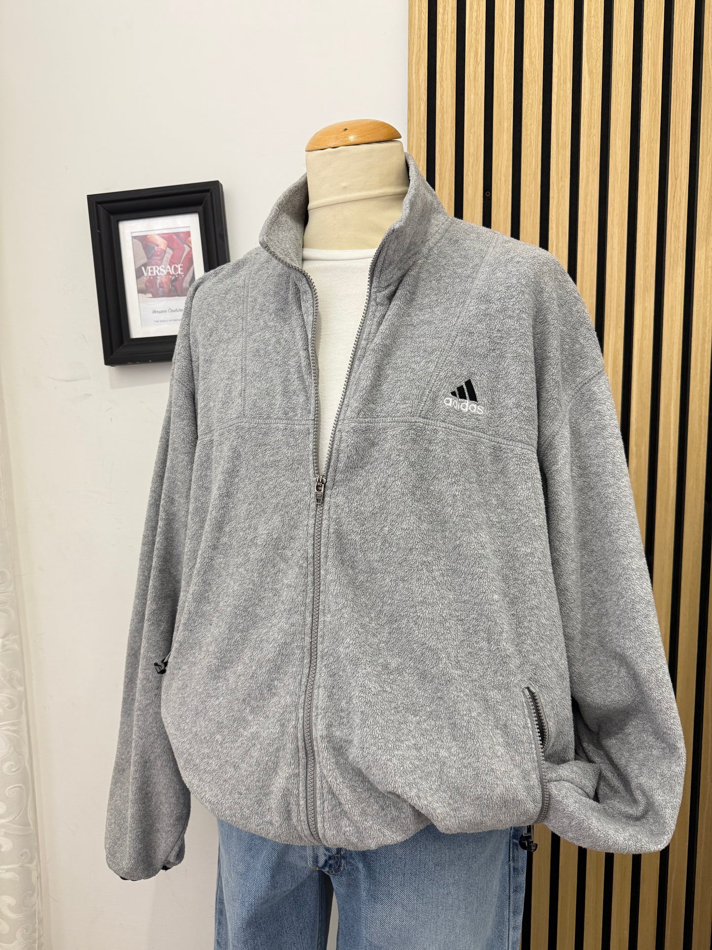 Felpa in pile Adidas unisex