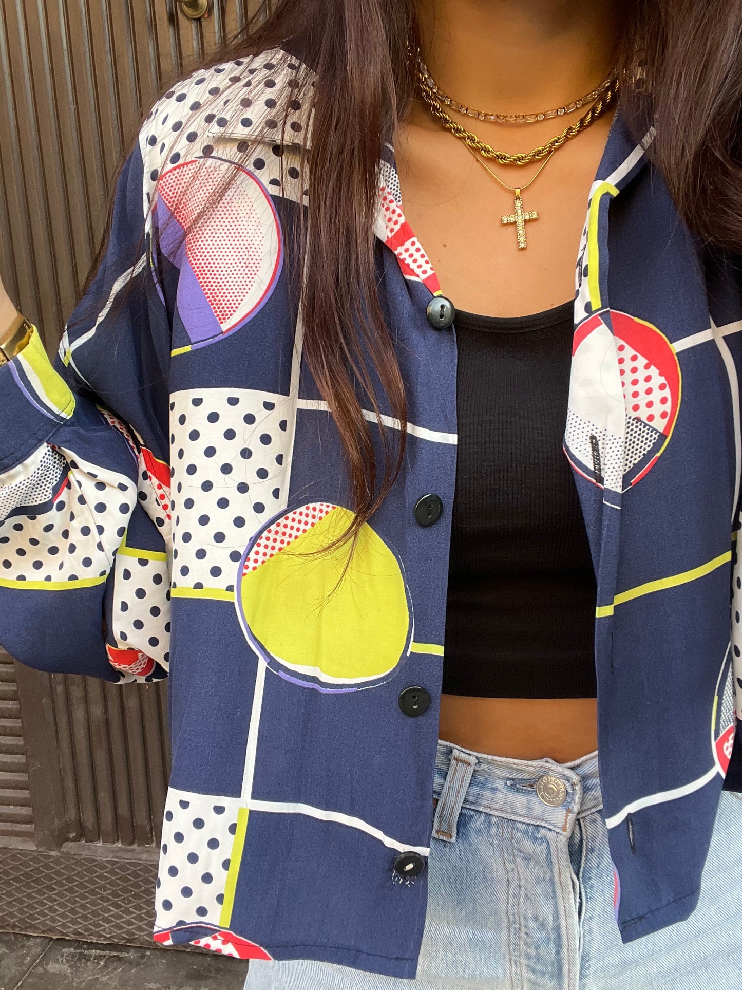 Camicia vintage Crop Custom