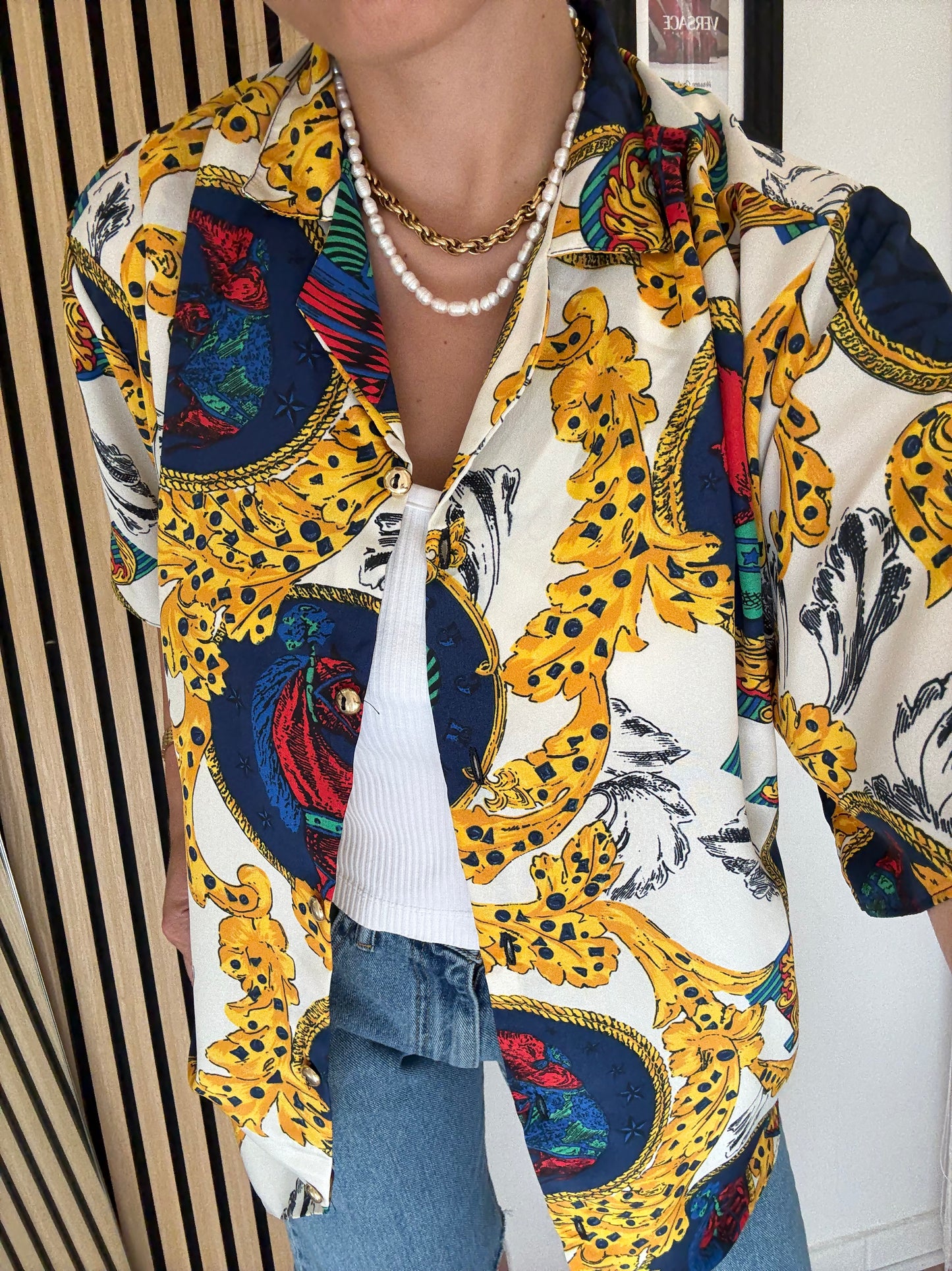 Camicia Vintage a fantasia