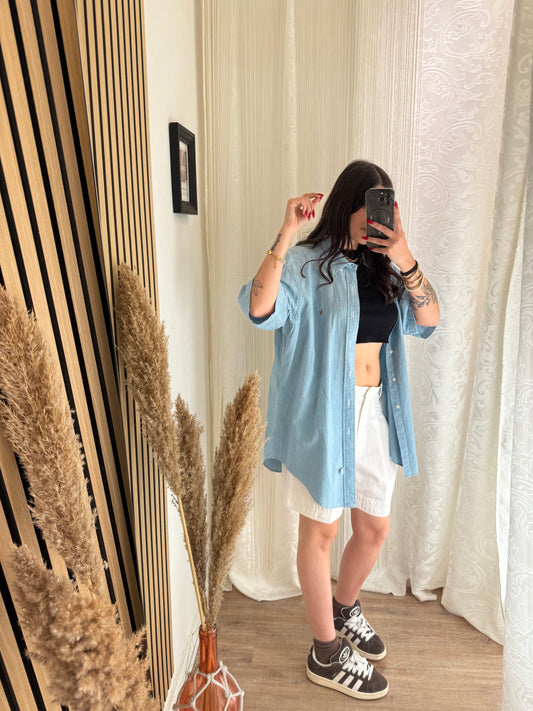 Unisex Camicia di jeans Ralph mezza manica