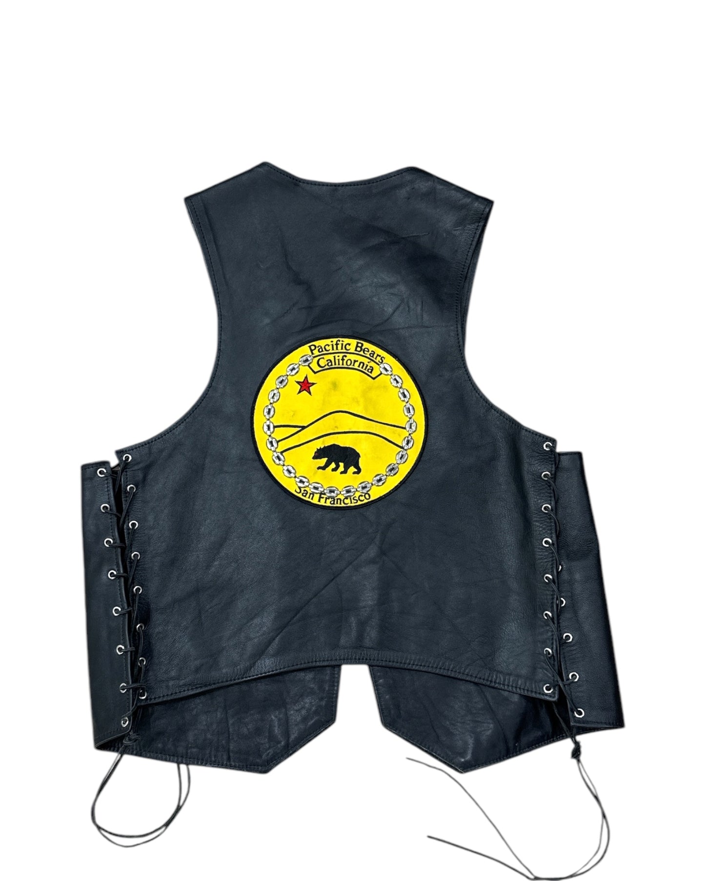 Gilet Vintage in vera Pelle unisex
