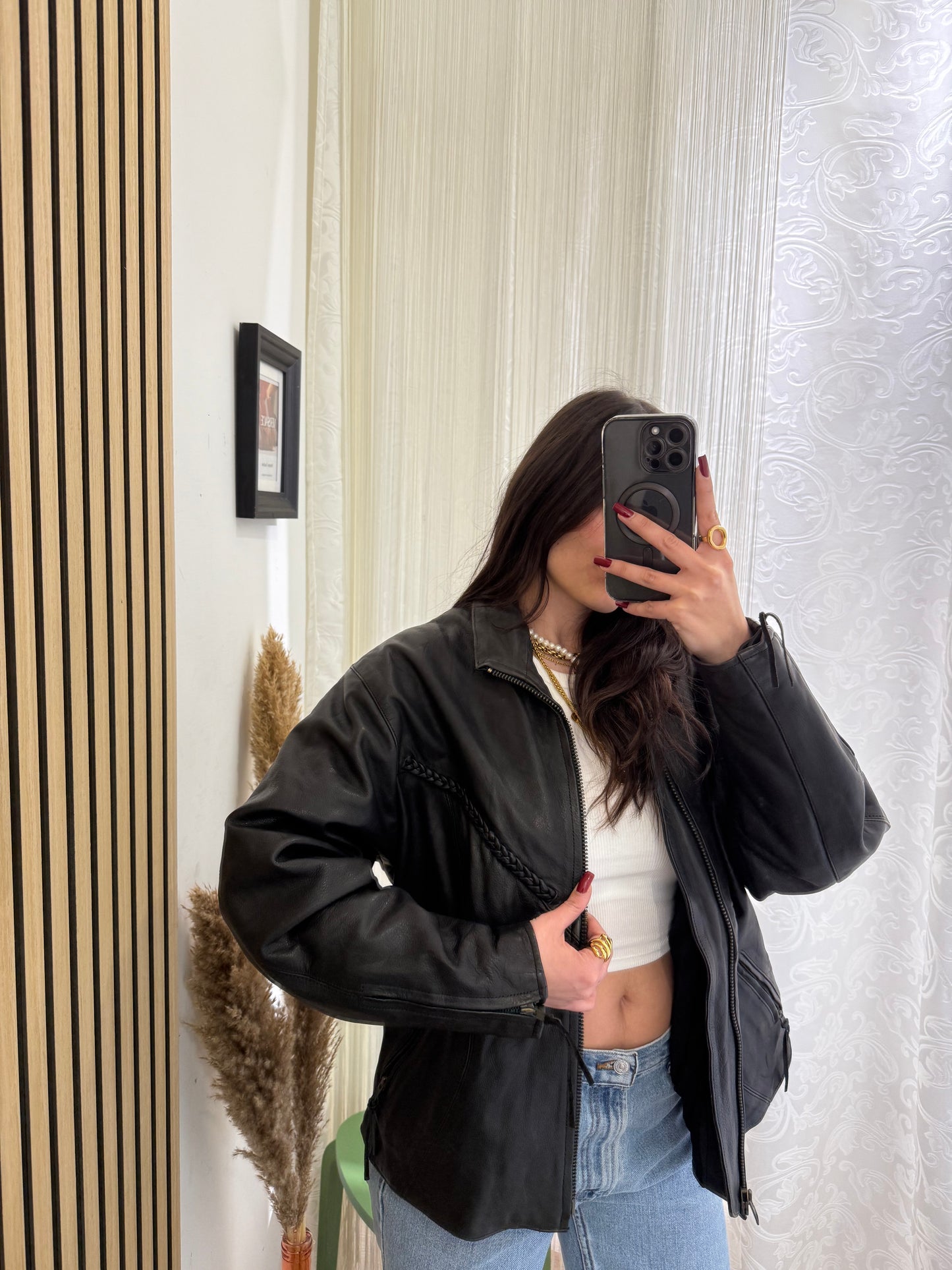 Giacca in vera pelle, unisex