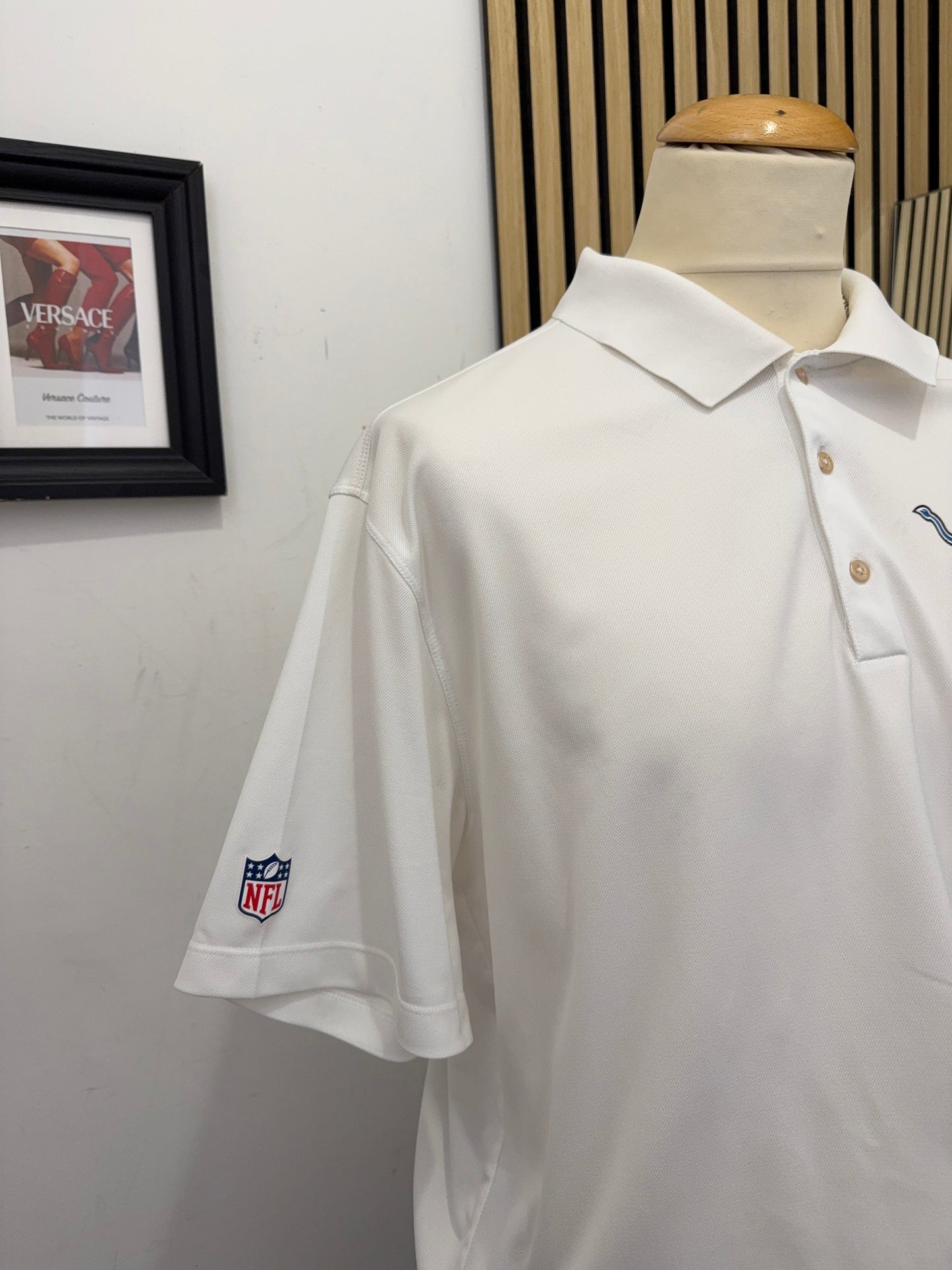 Polo ufficiale Nike NFL dei Detroit Lions