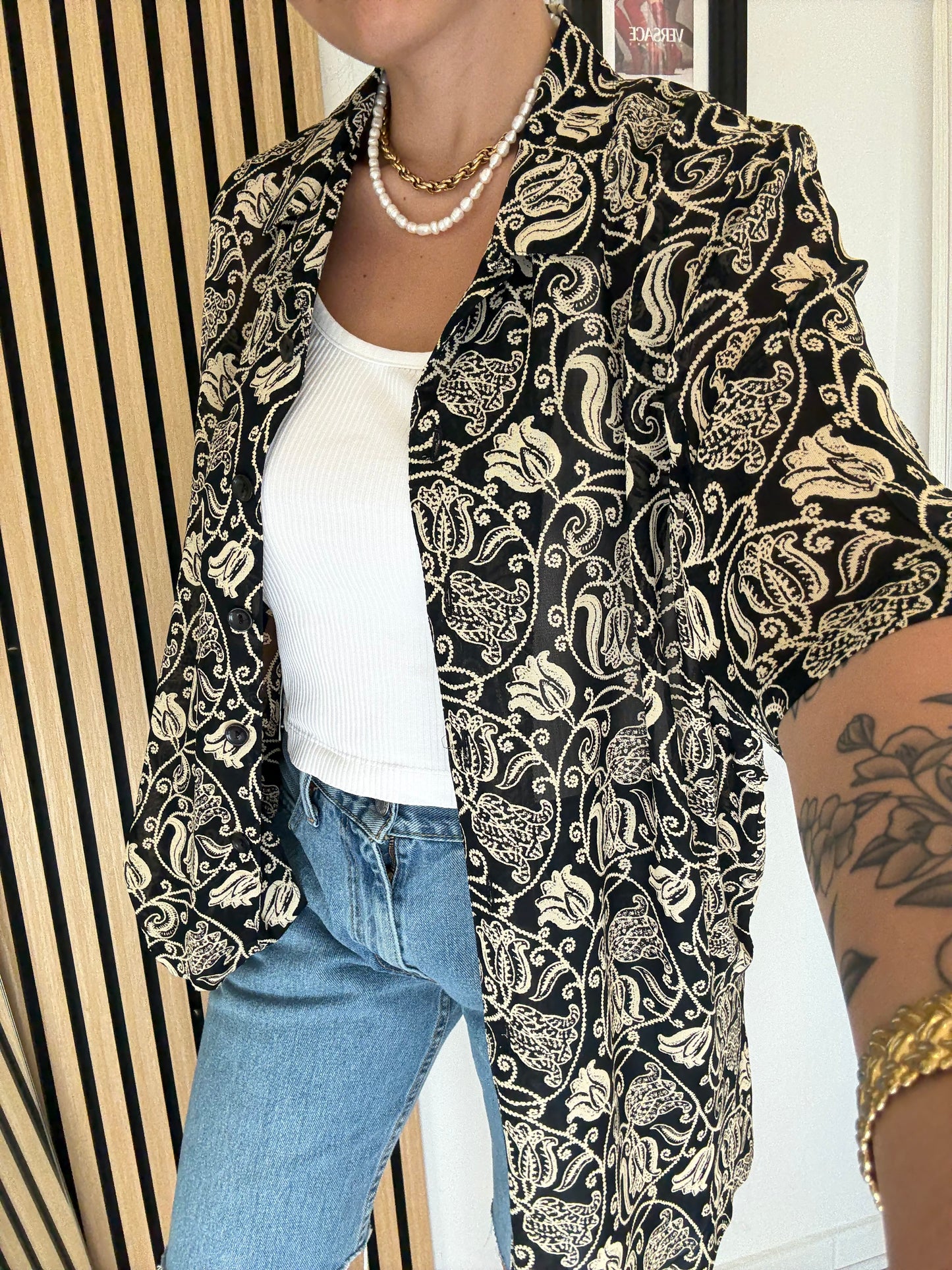 Camicia Vintage a fantasia