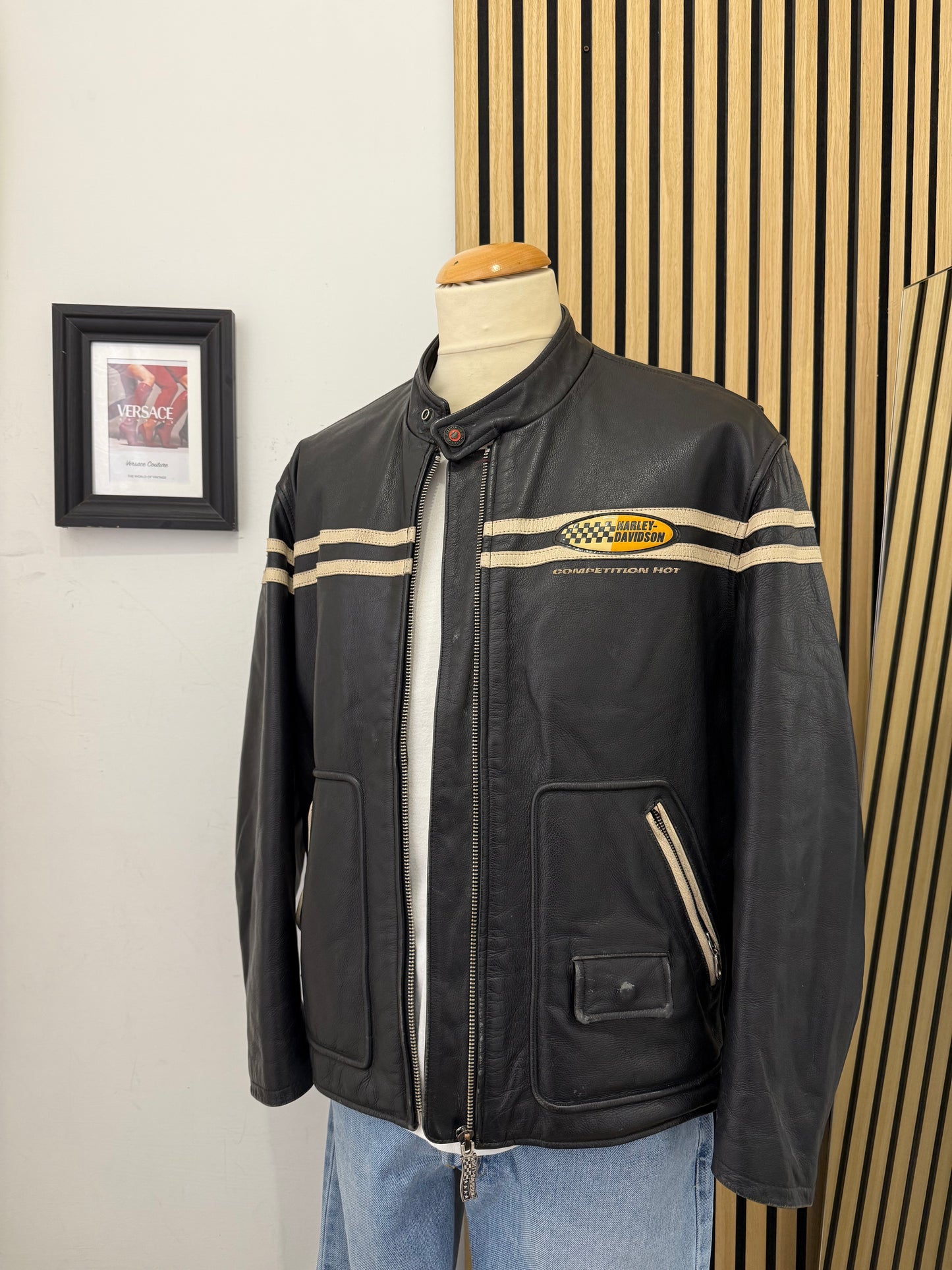 Giacca Harley Davidson in vera pelle, unisex