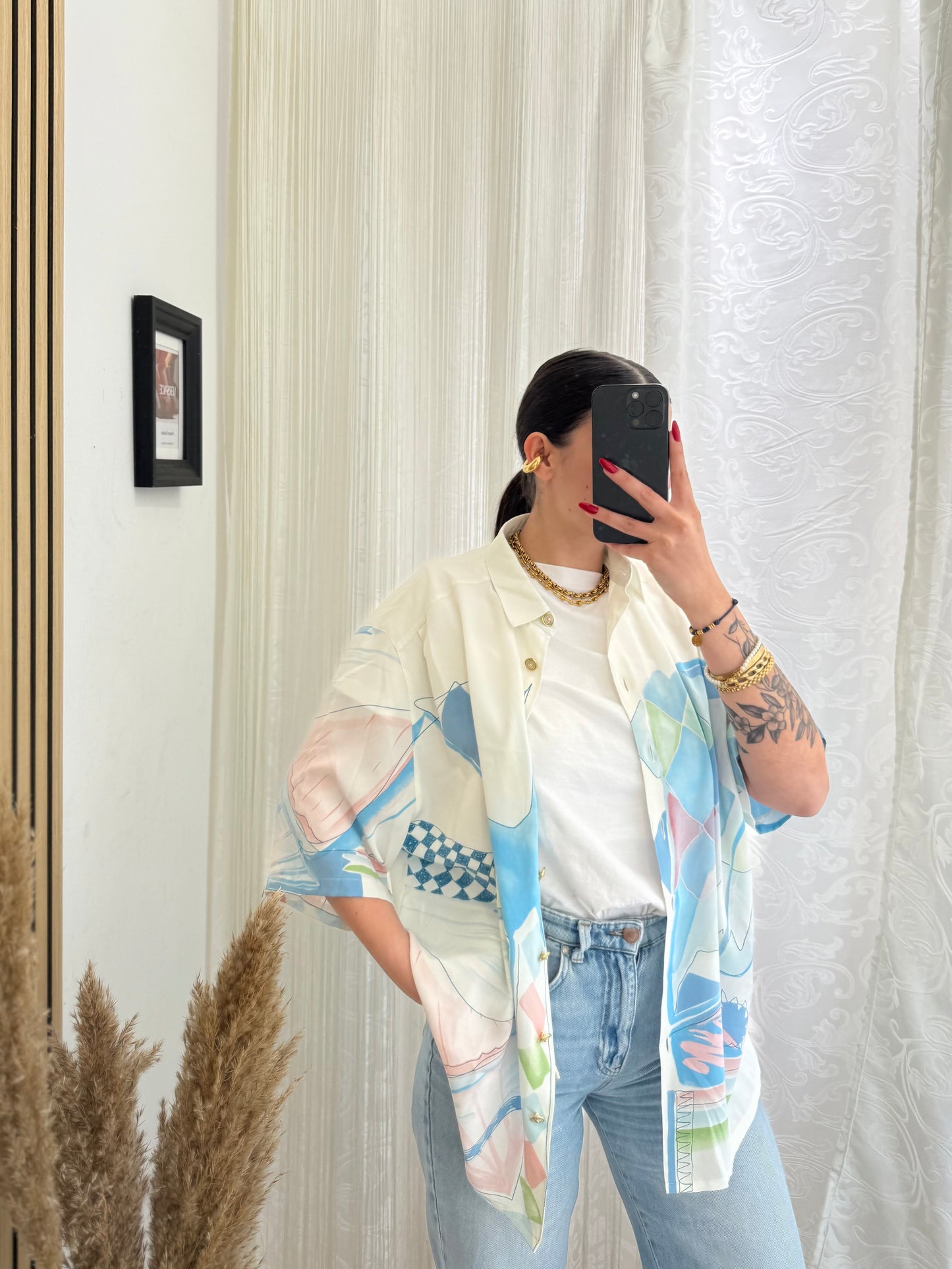 Camicia Vintage a fantasia