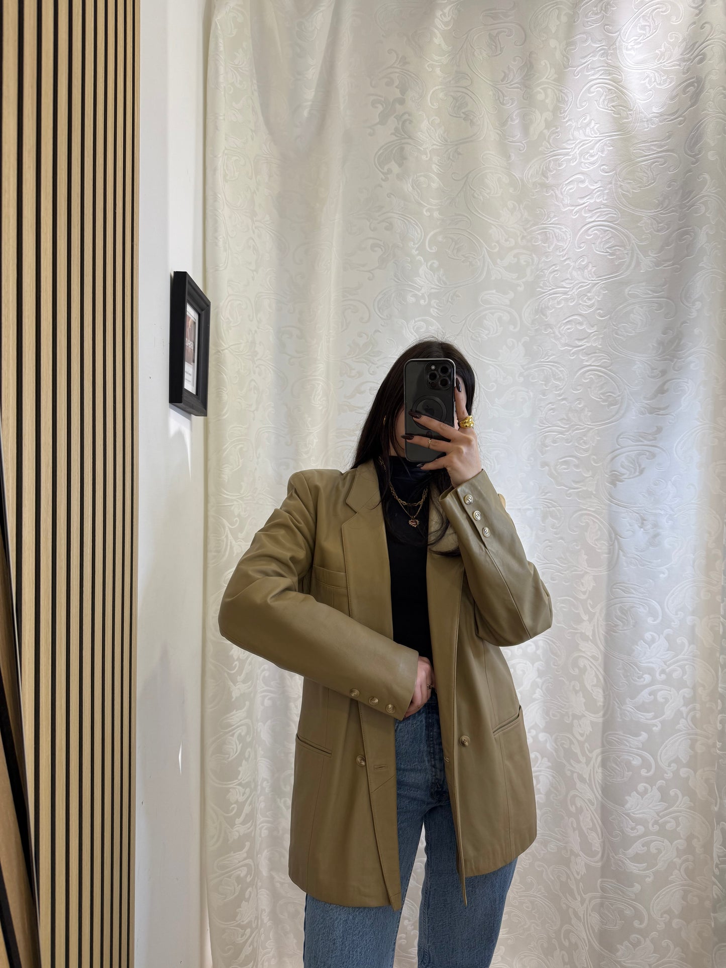 Blazer in Vera Pelle