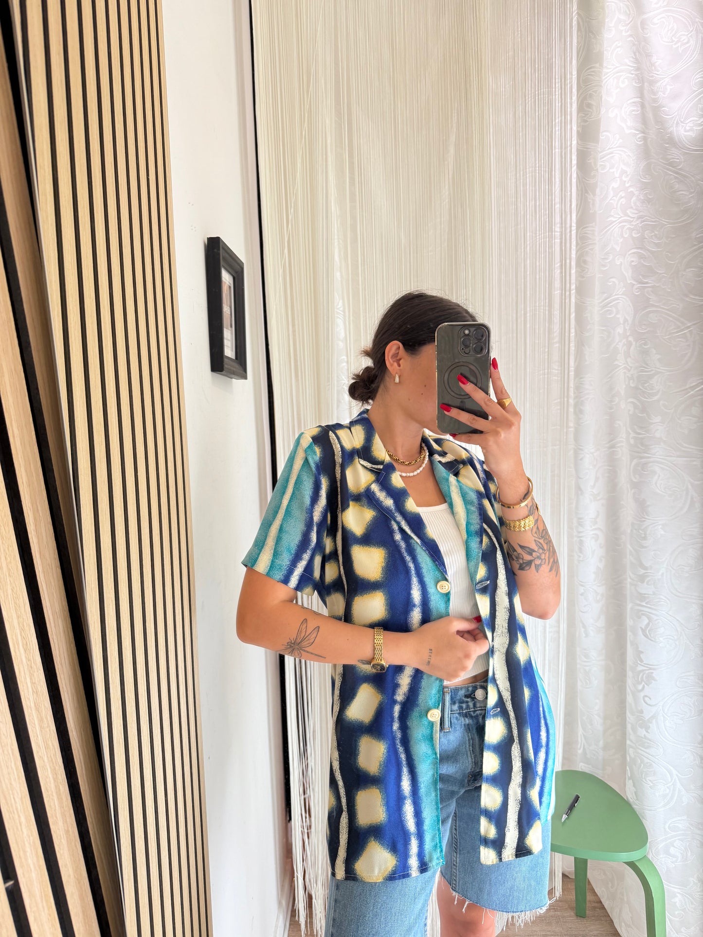 Camicia Vintage a fantasia