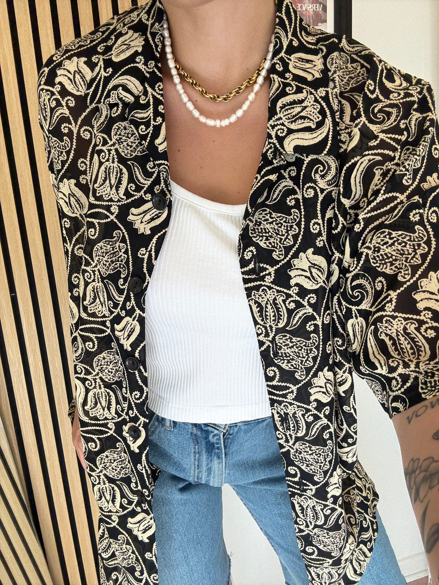 Camicia Vintage a fantasia