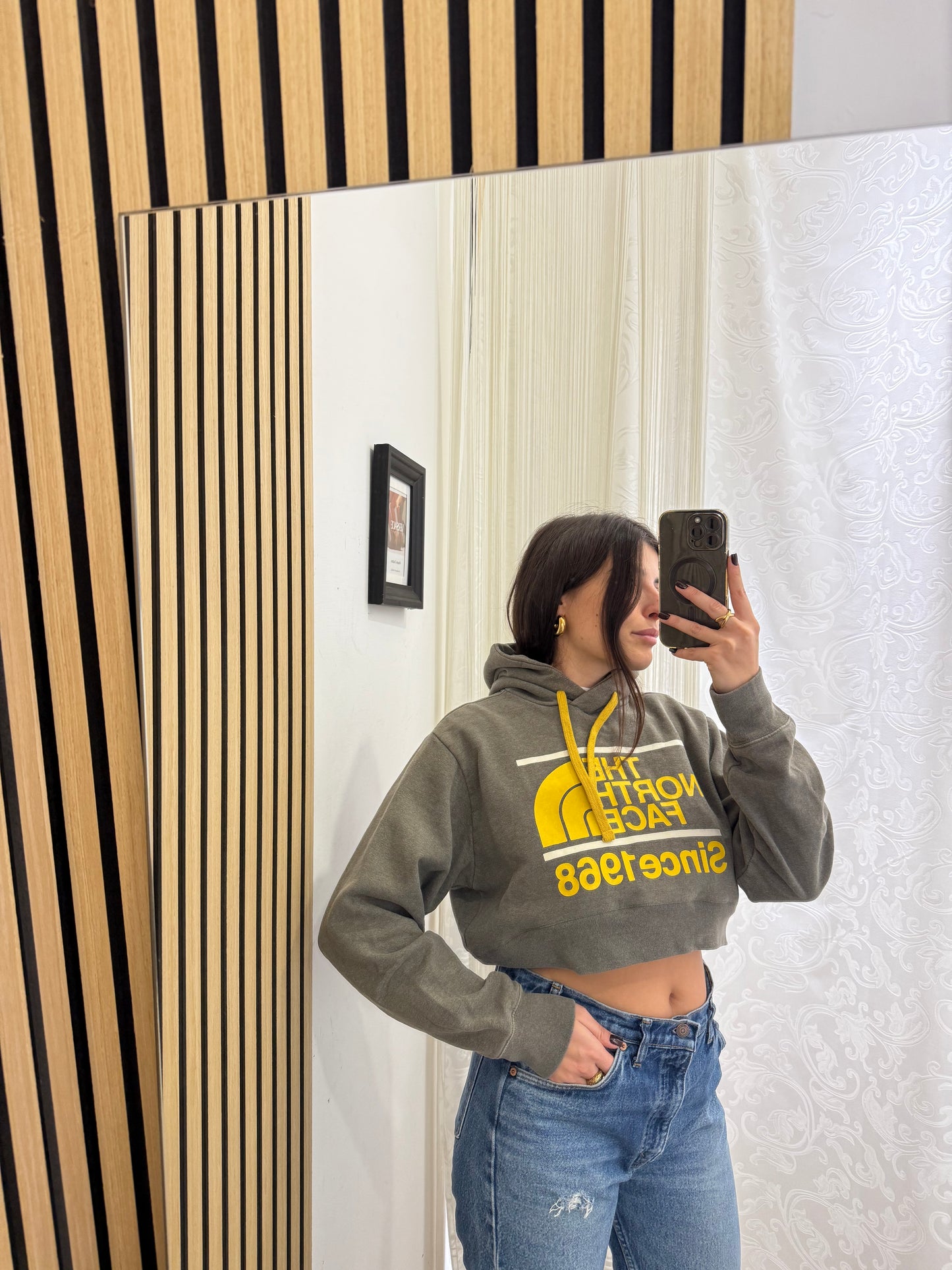 Felpa The north Face Crop