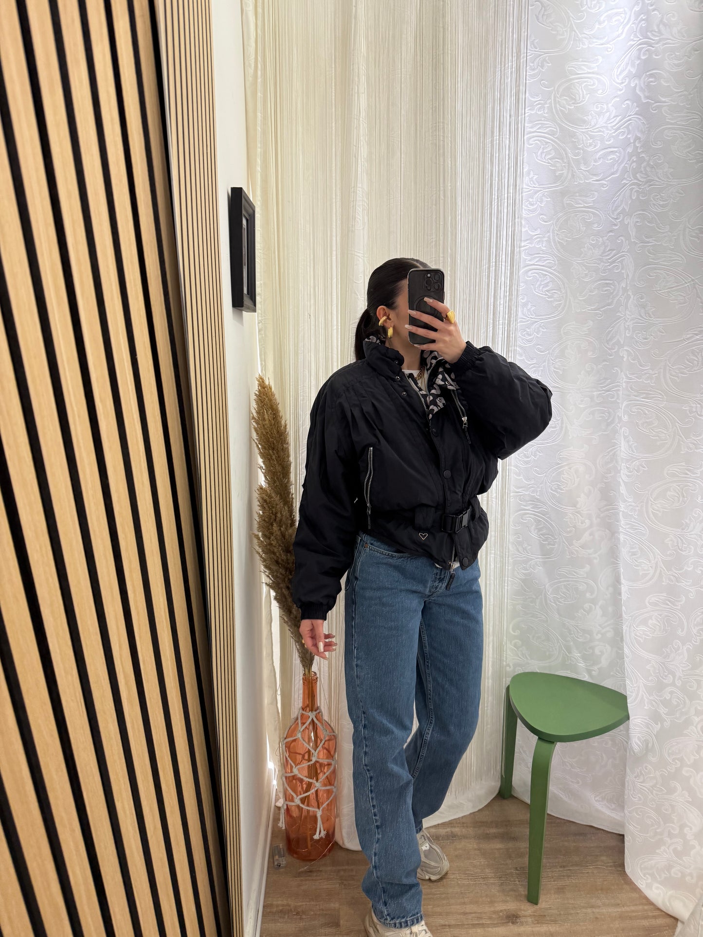 Piumino Crop Vintage