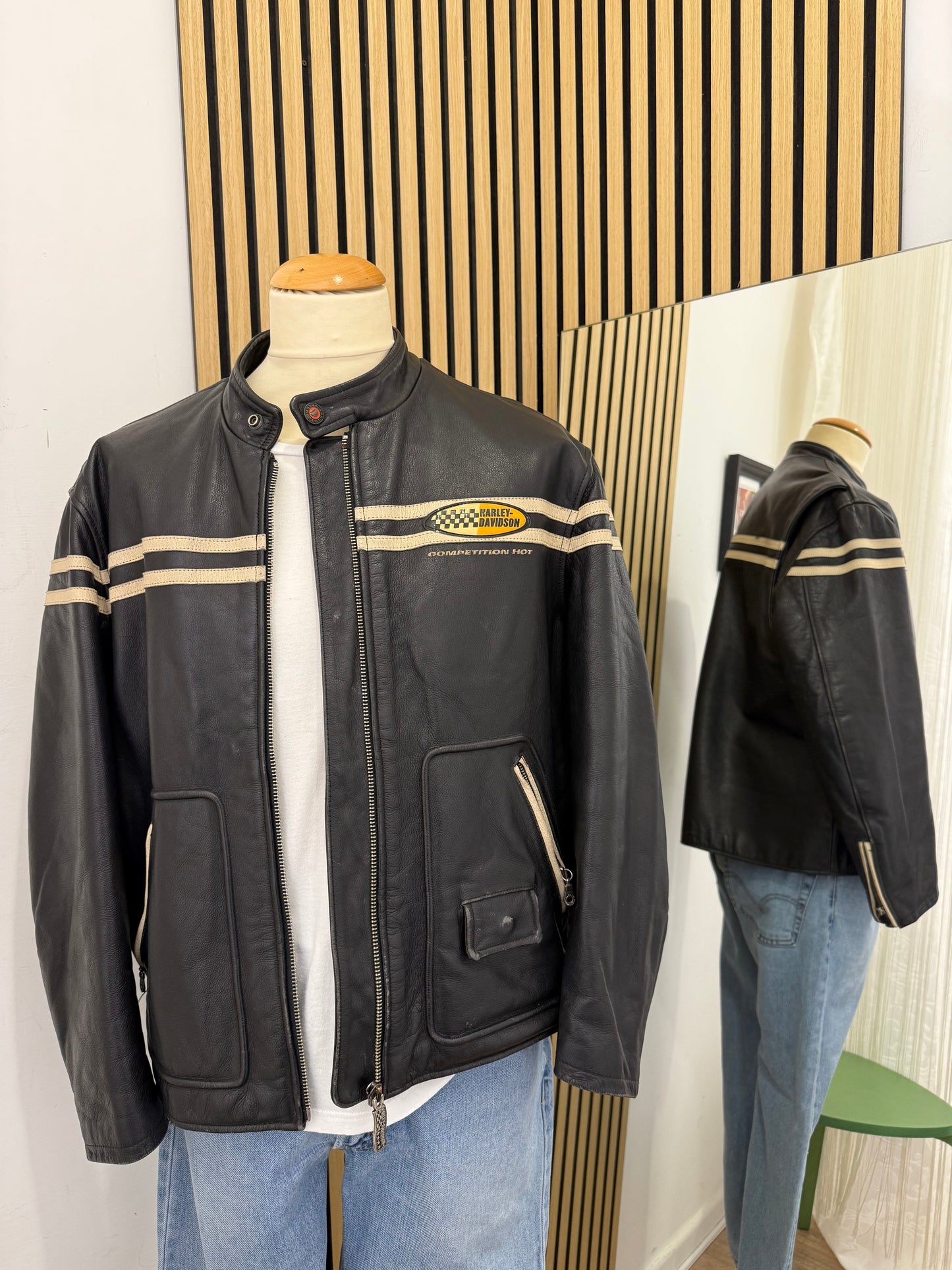 Giacca Harley Davidson in vera pelle, unisex