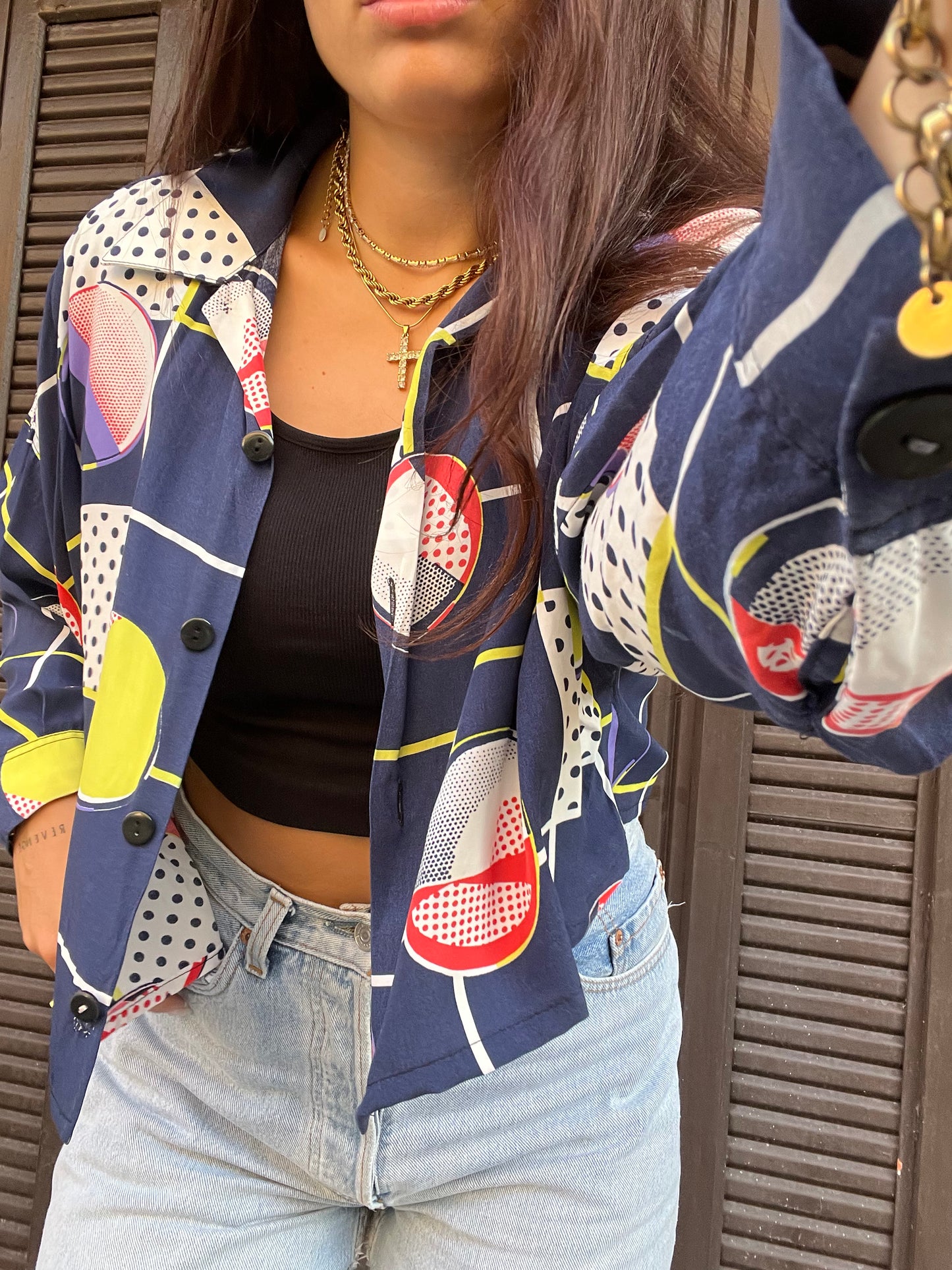 Camicia vintage Crop Custom