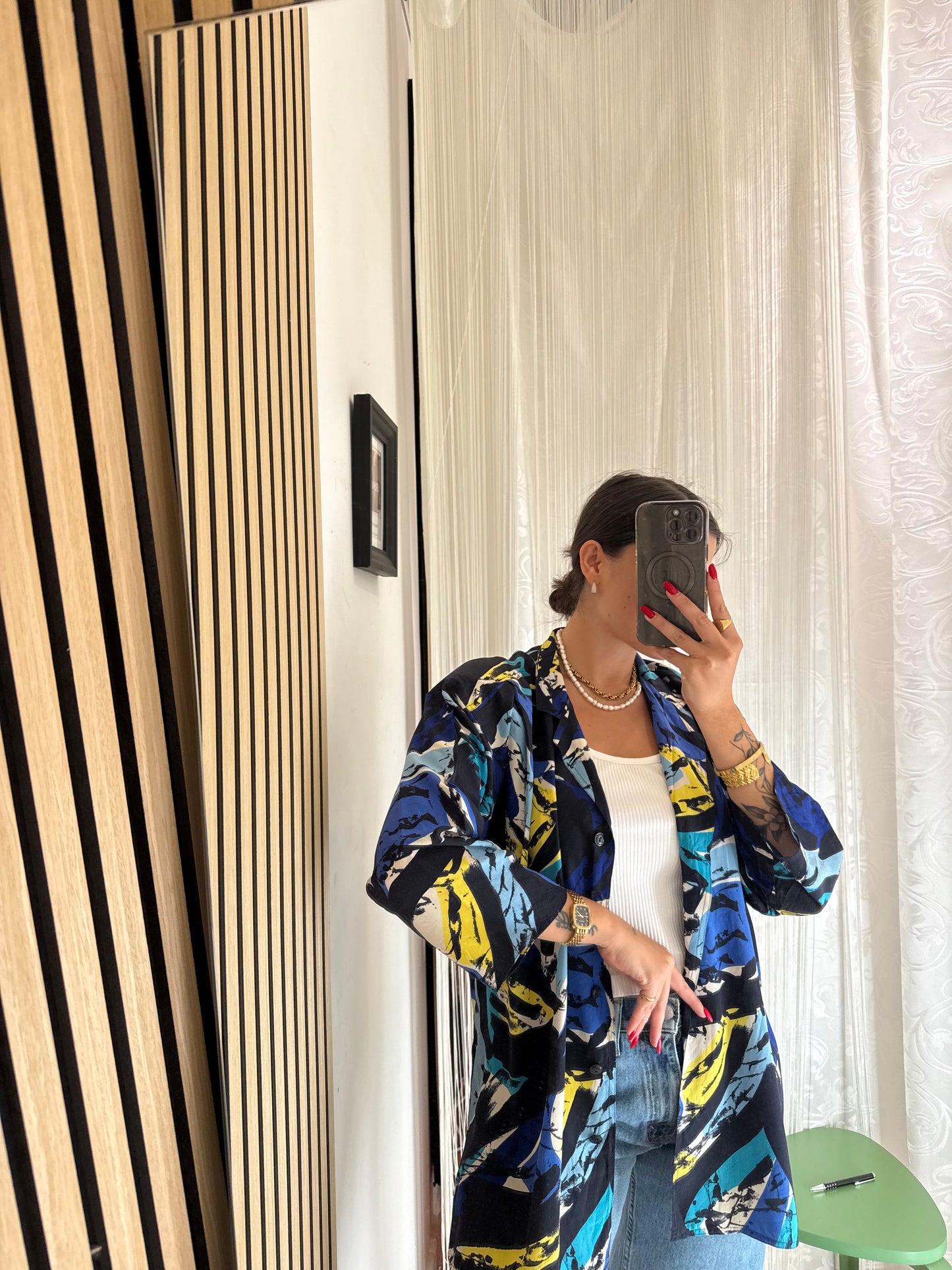 Camicia Vintage Marina Rinaldi pura seta