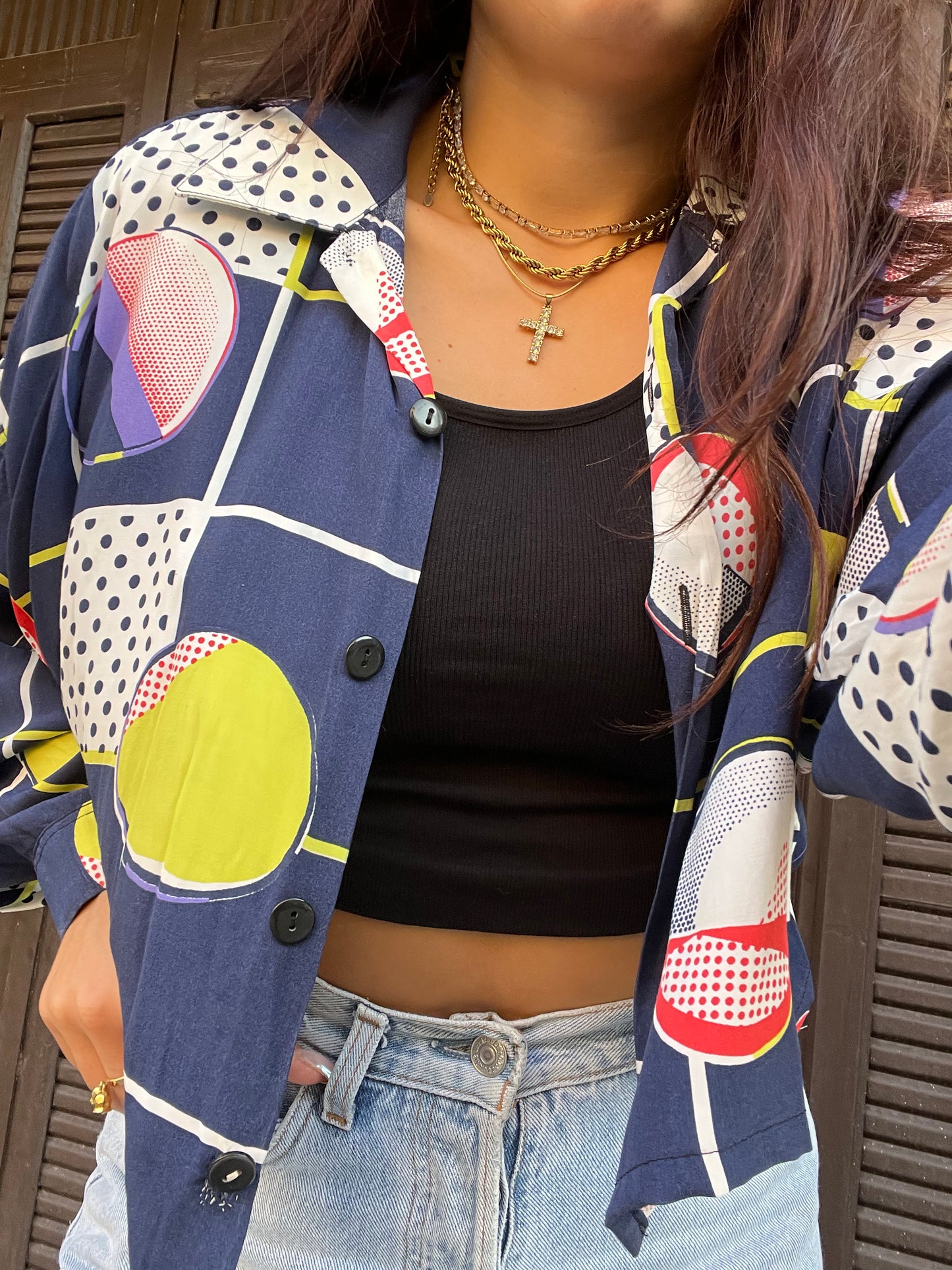 Camicia vintage Crop Custom