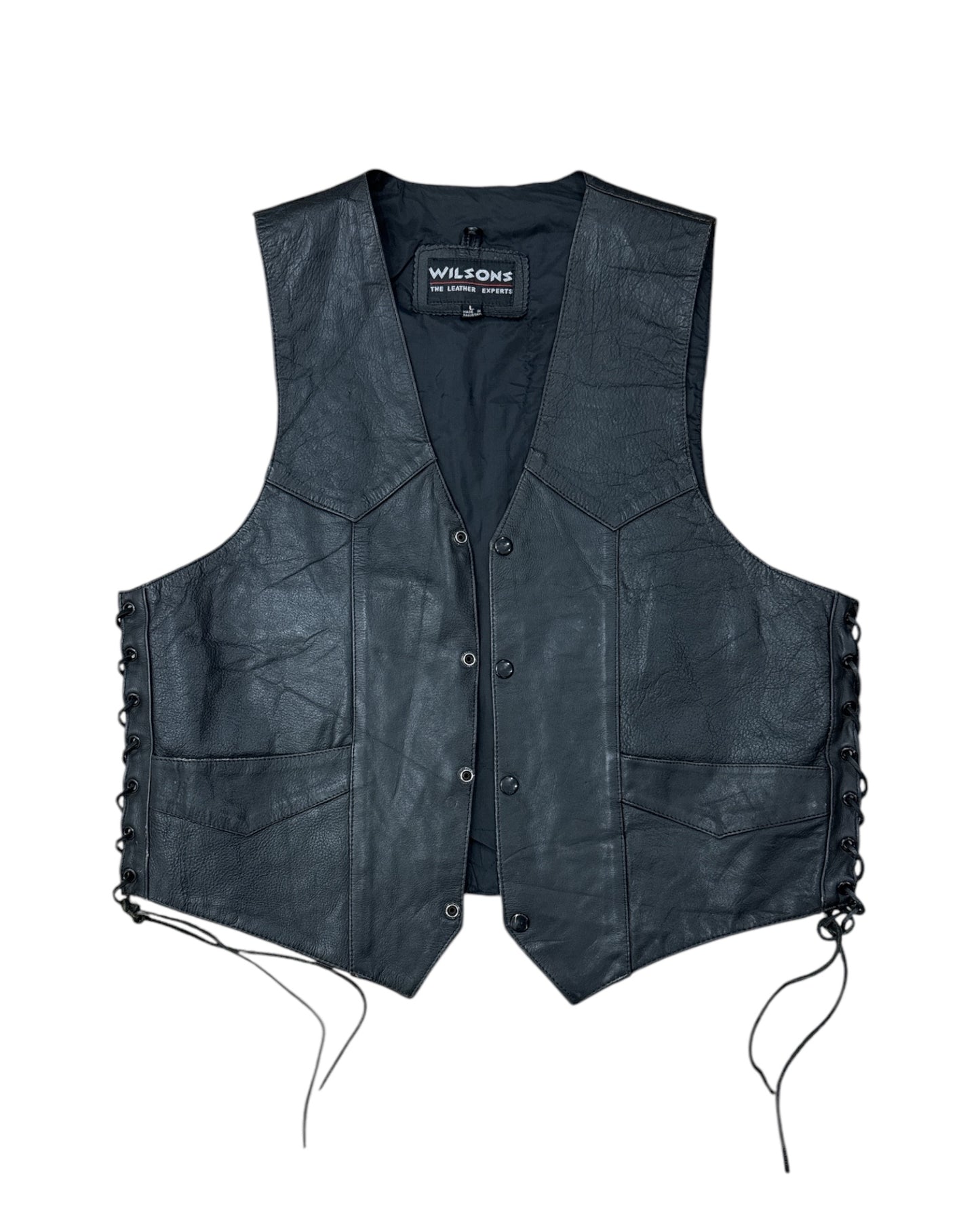 Gilet Vintage in vera Pelle unisex