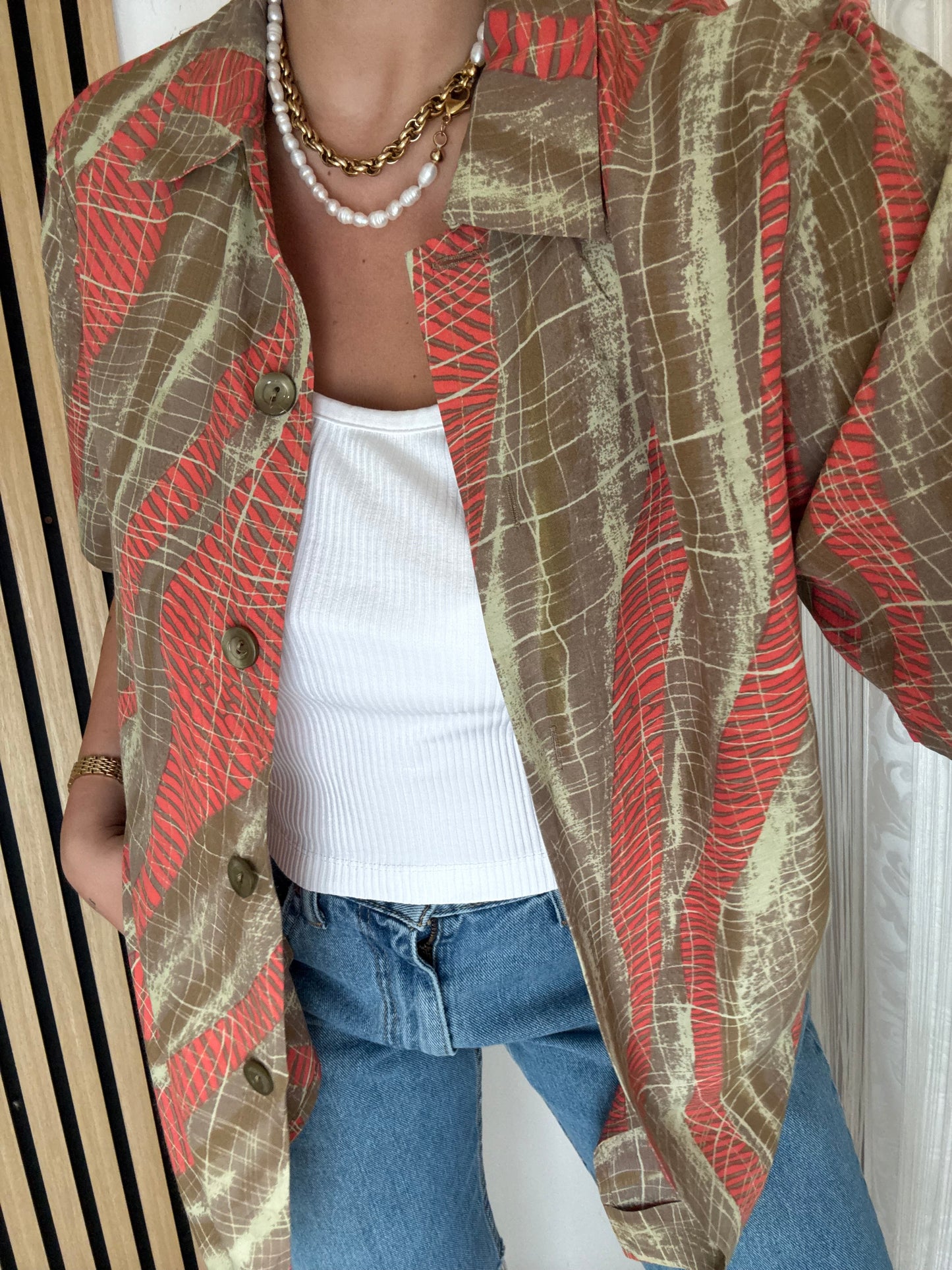 Camicia Vintage a fantasia