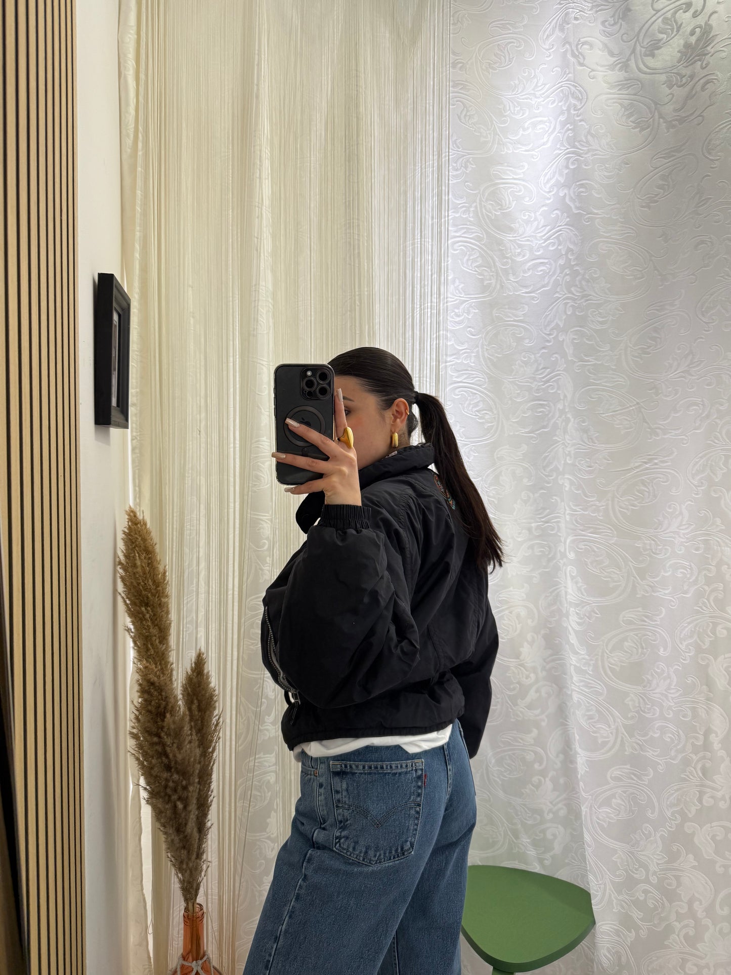 Piumino Crop Vintage