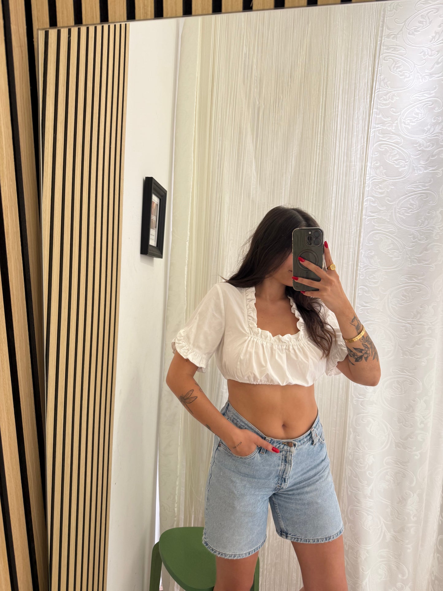 Top Vintage in cotone