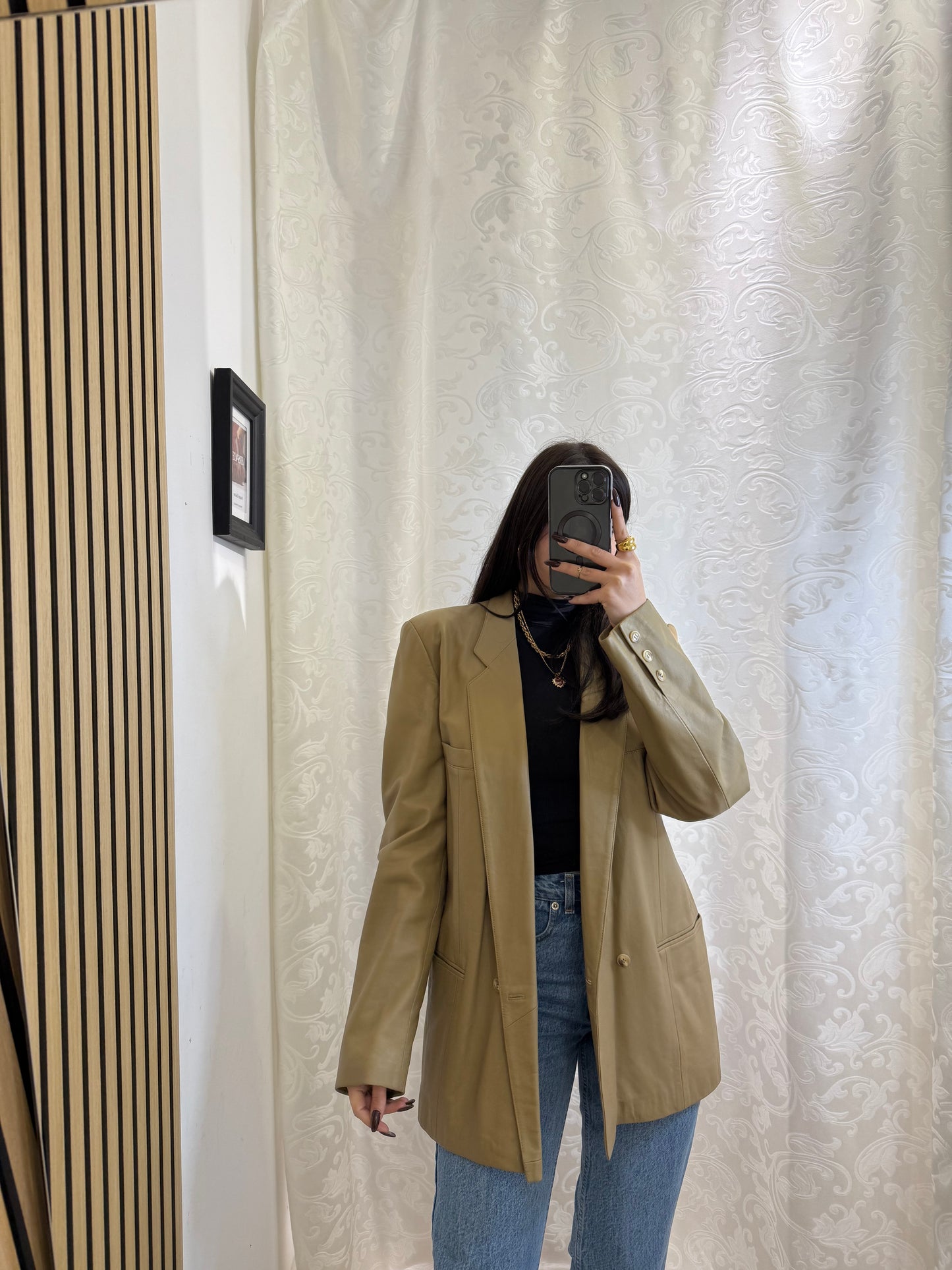 Blazer in Vera Pelle