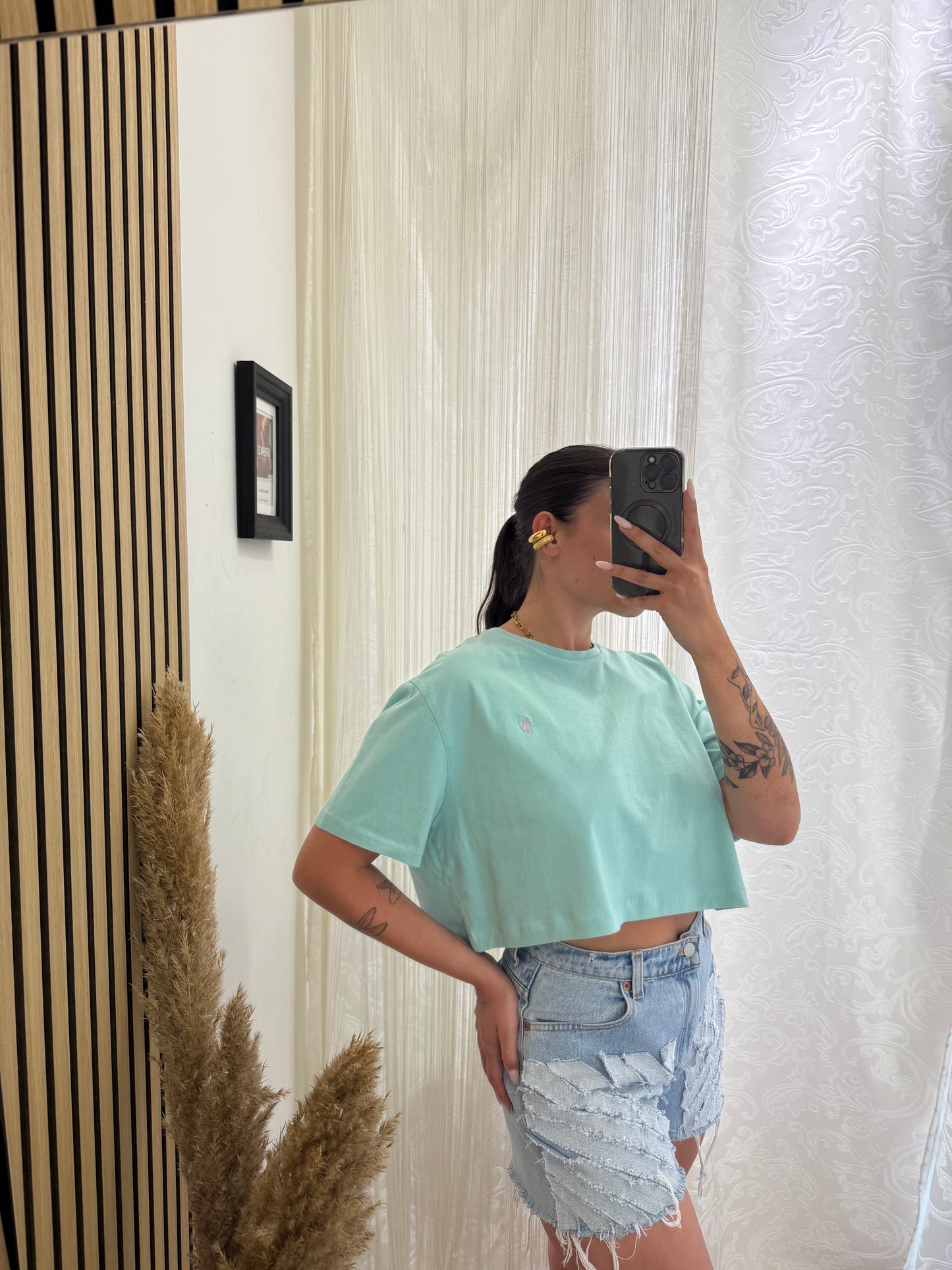 T-shirt Ralph Lauren crop
