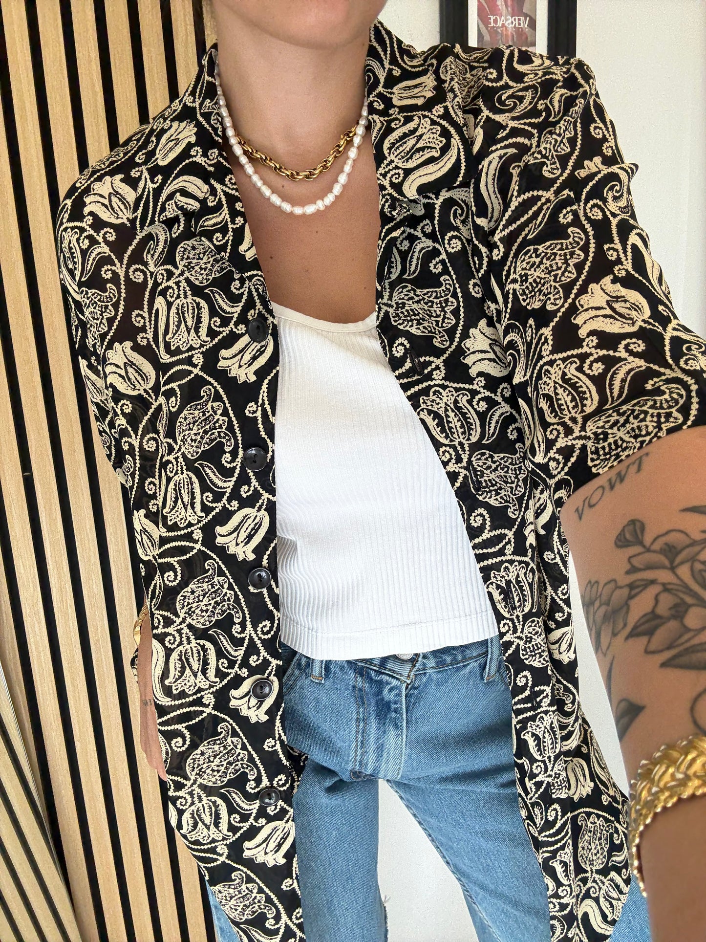Camicia Vintage a fantasia