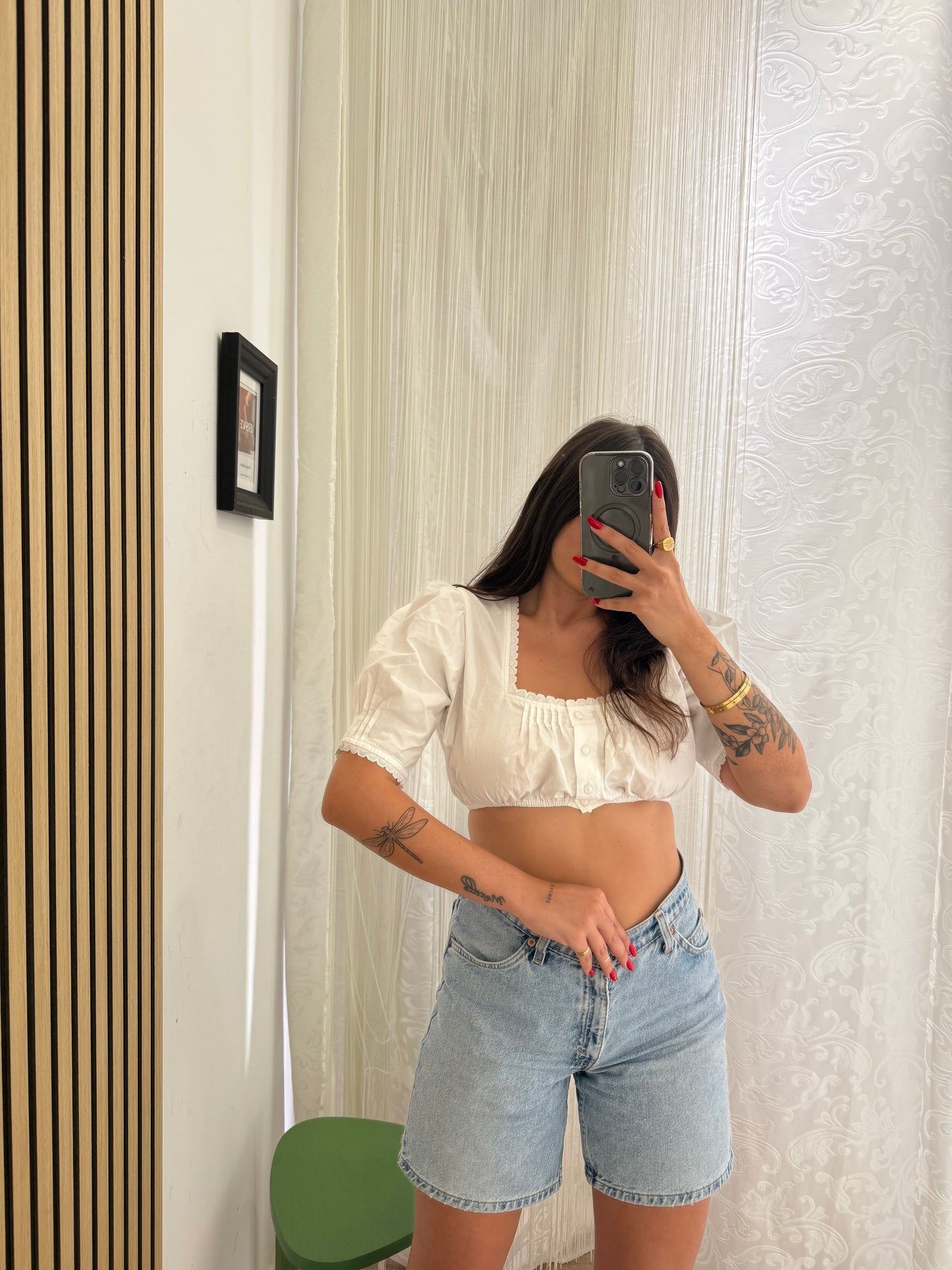 Top Vintage in cotone