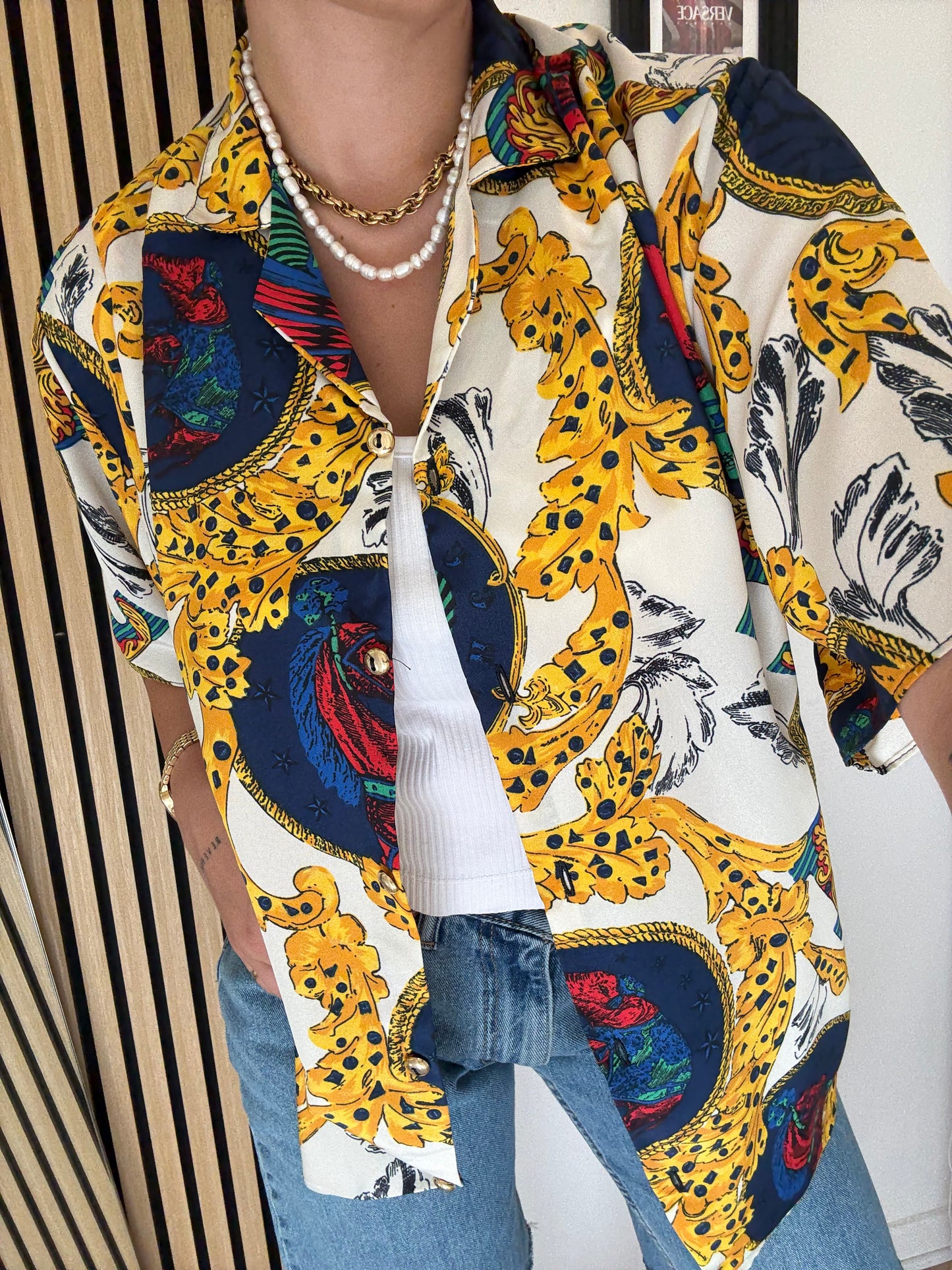 Camicia Vintage a fantasia