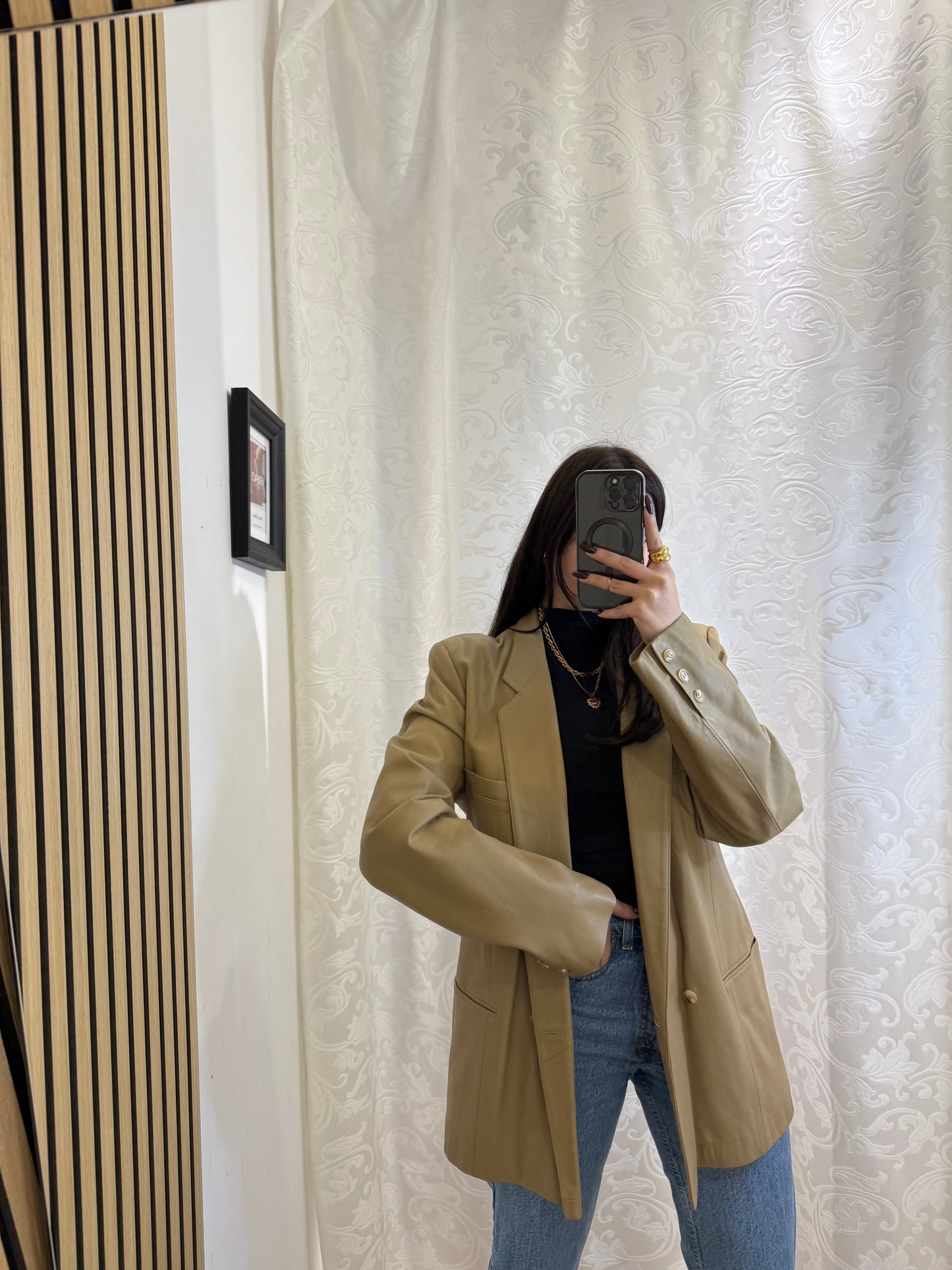 Blazer in Vera Pelle