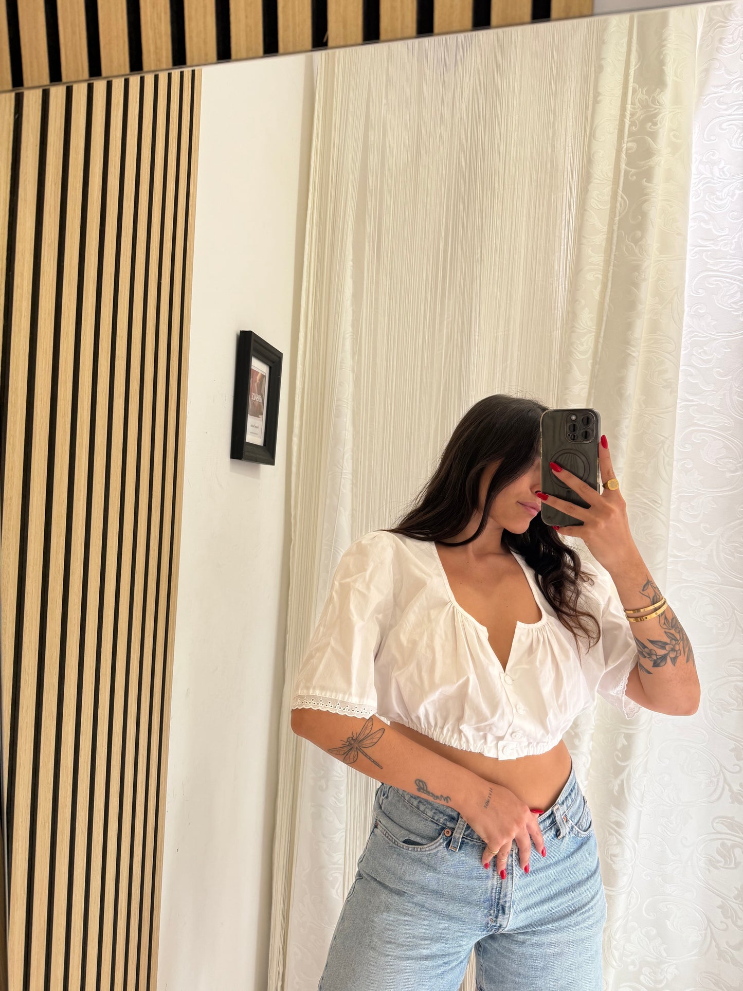 Top Vintage in cotone