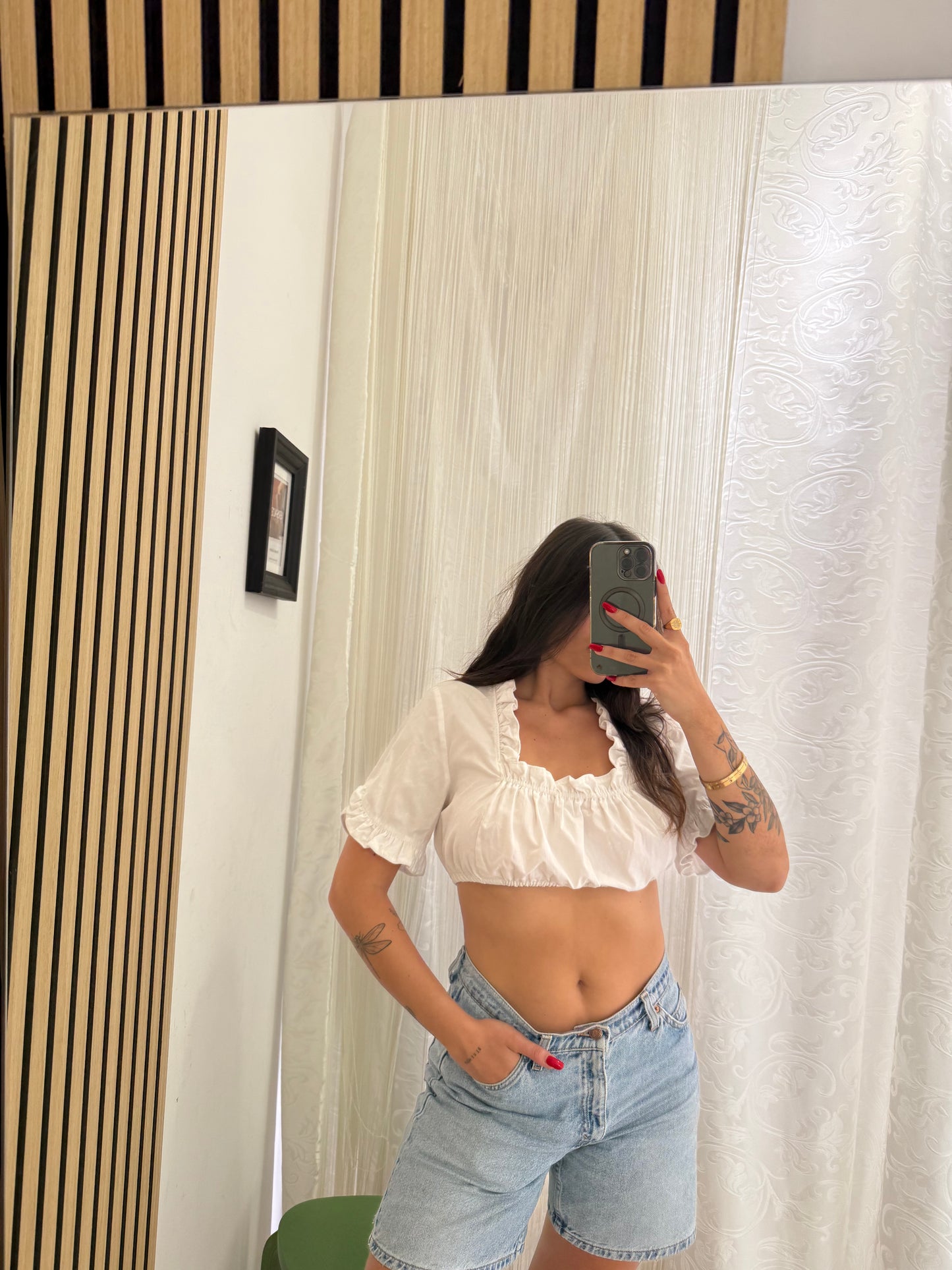 Top Vintage in cotone