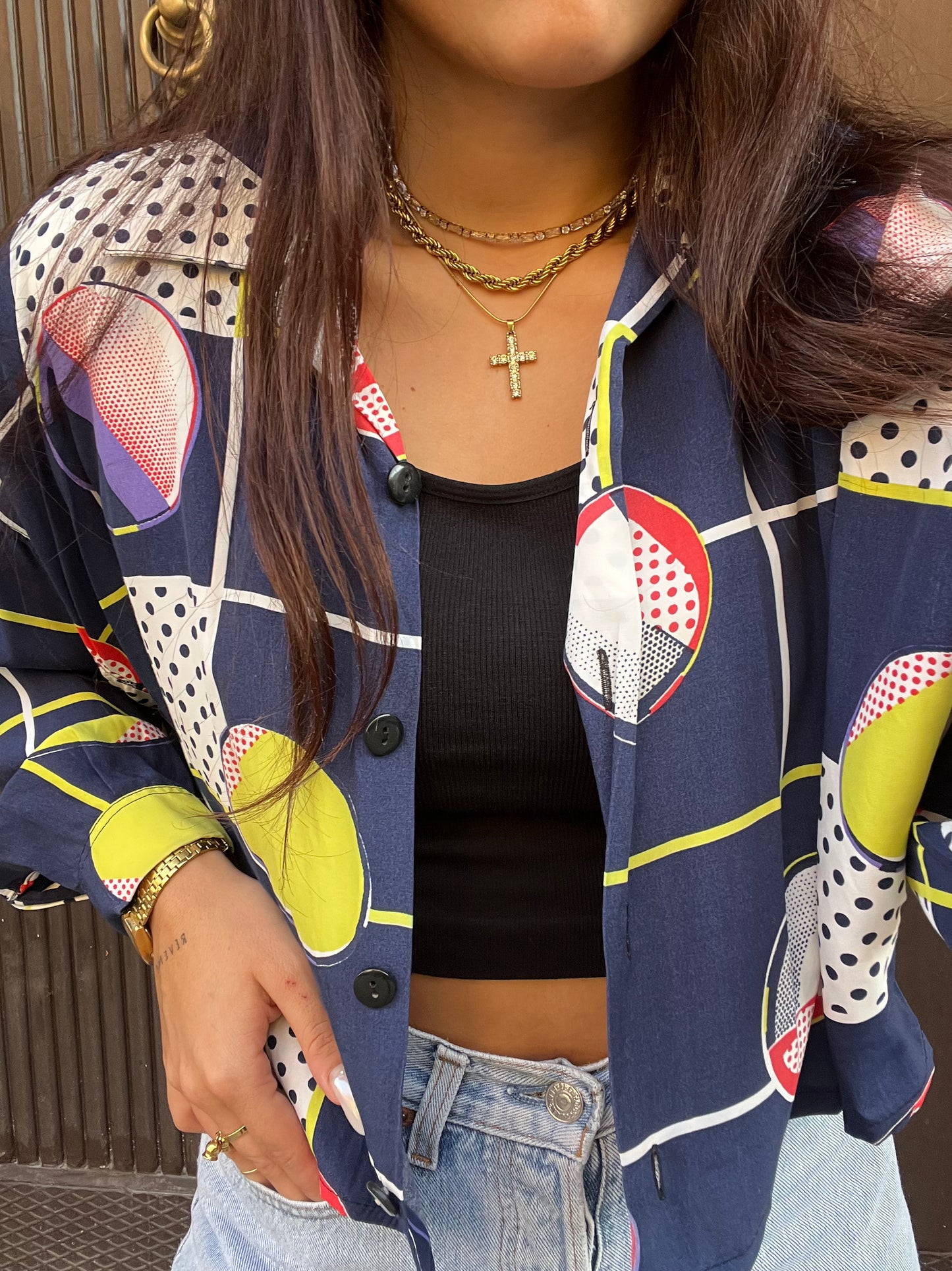 Camicia vintage Crop Custom