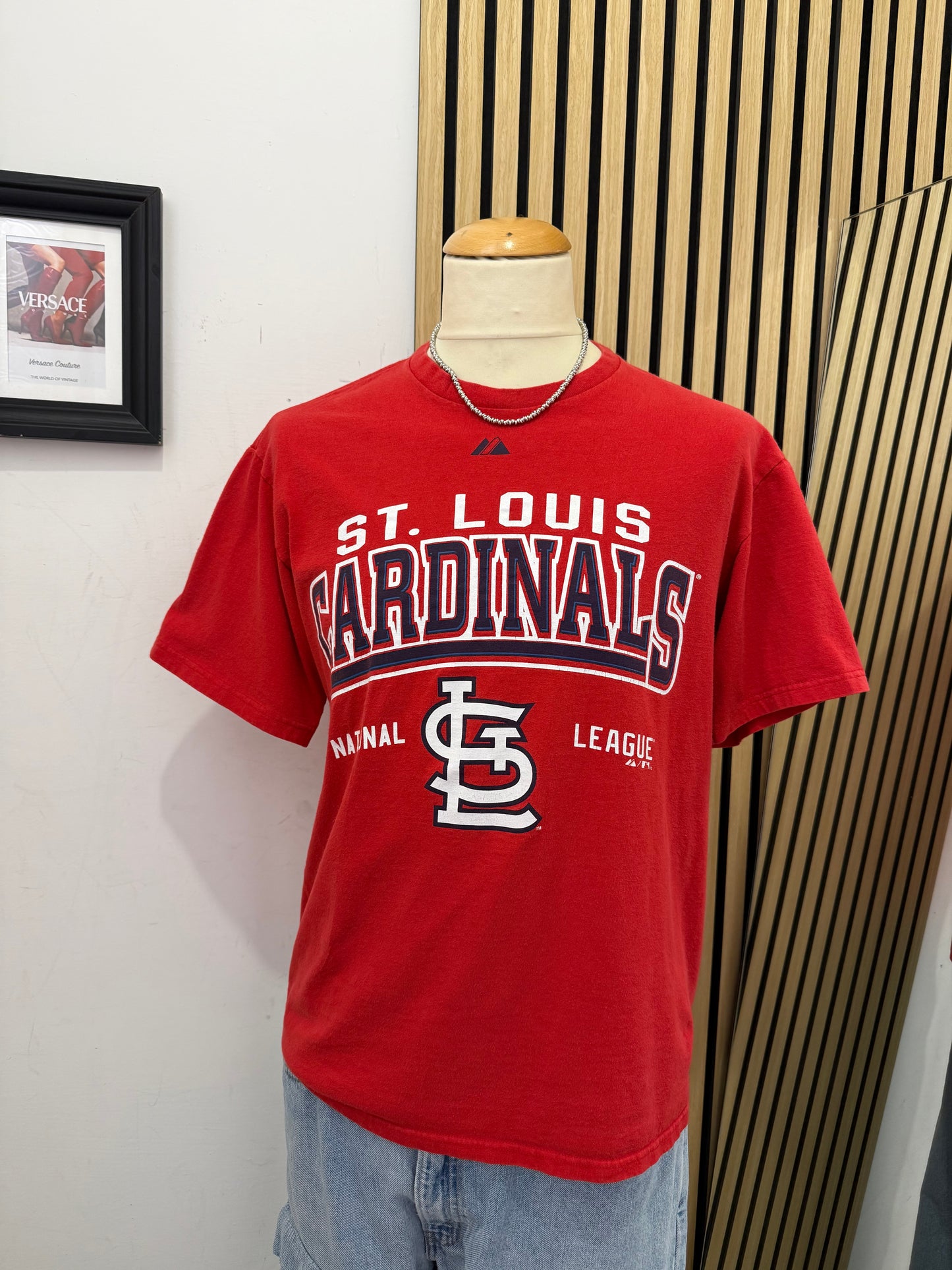 T-shirt vintage St. Louis Cardinals Majestic Athletic