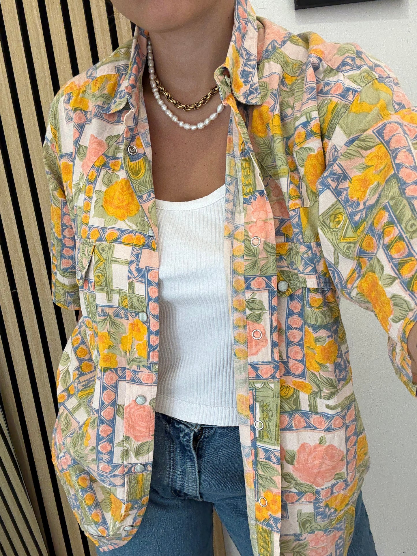 Camicia Vintage a fantasia