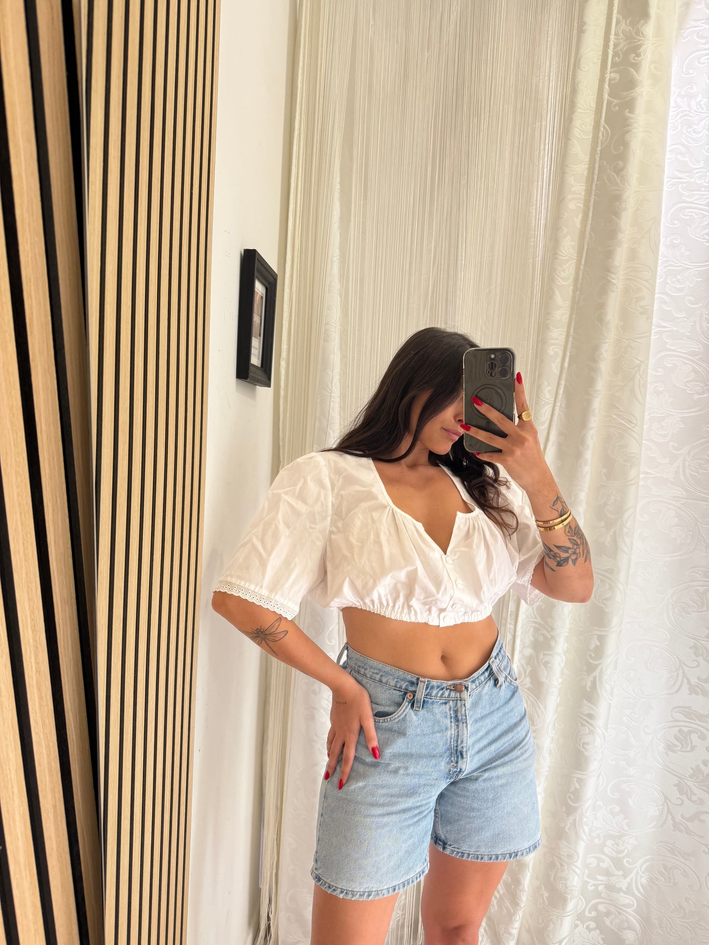 Top Vintage in cotone