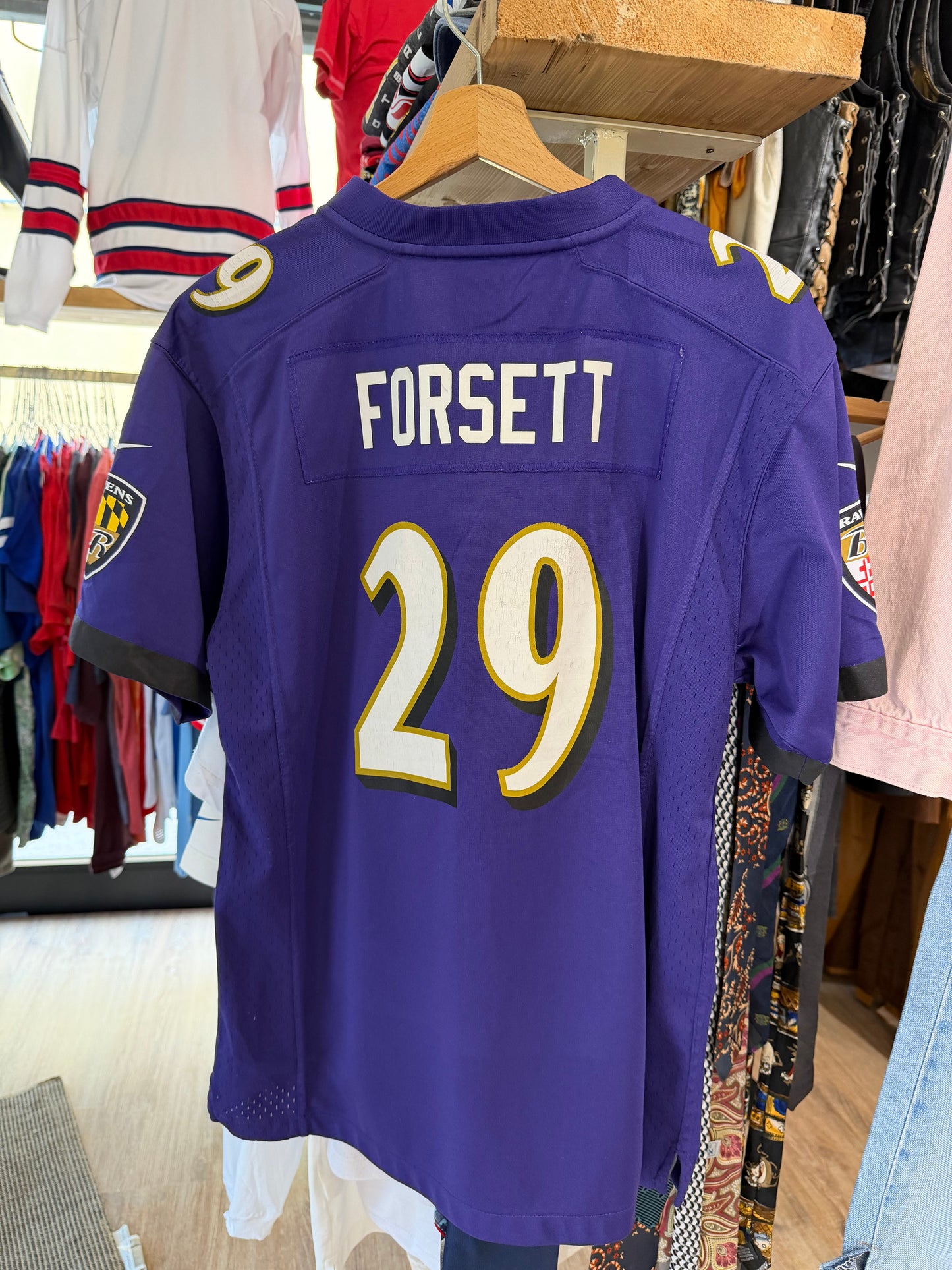 Jersey NFL Baltimore Ravens #29 Forsett Nike On Field XL da ragazzo