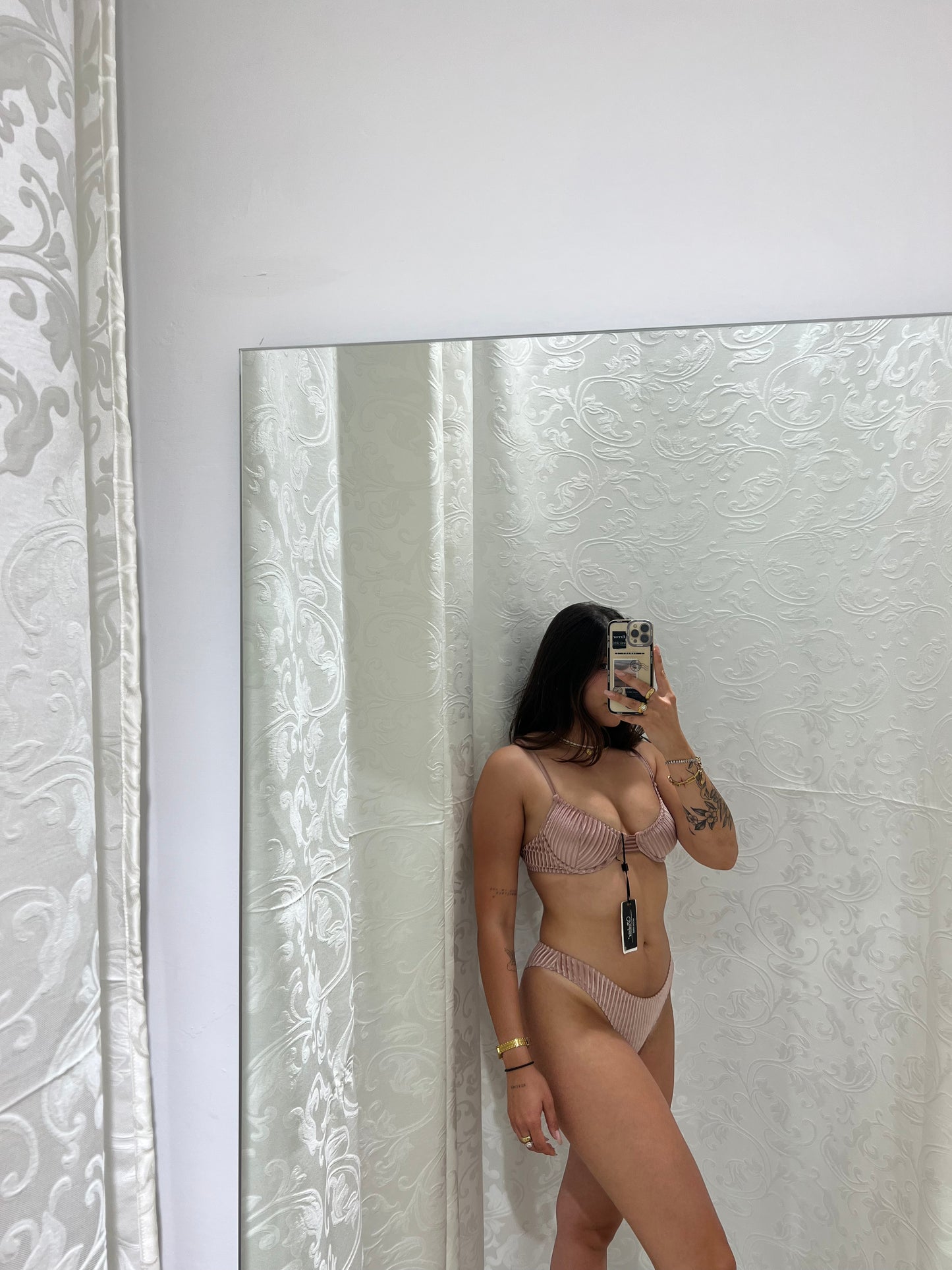 Bikini in velluto a coste