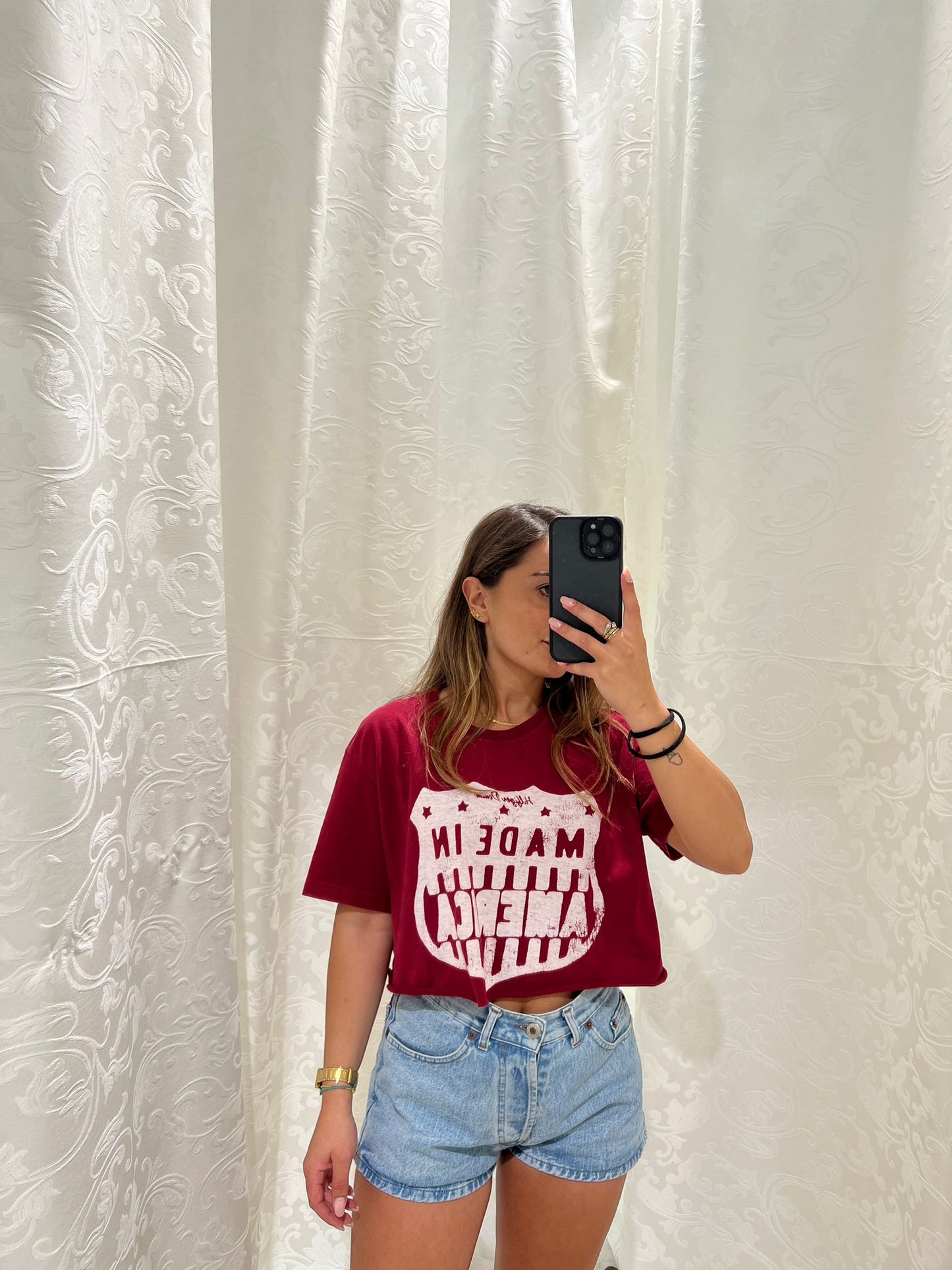 T-shirt Crop Tommy hilfiger