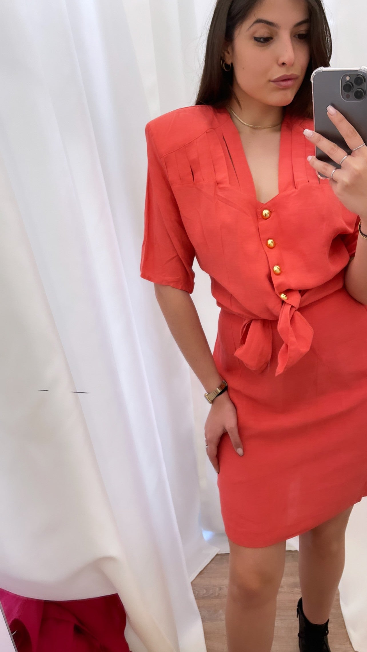 Completo Vintage in seta Tg.M