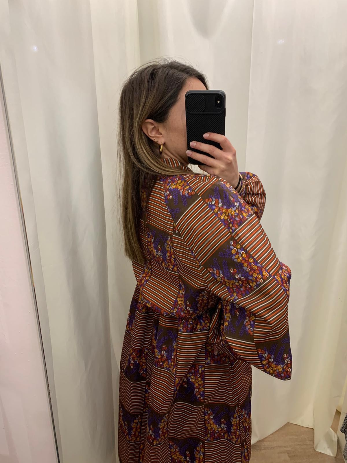 Vestito vintage a fiori Tg.M/L