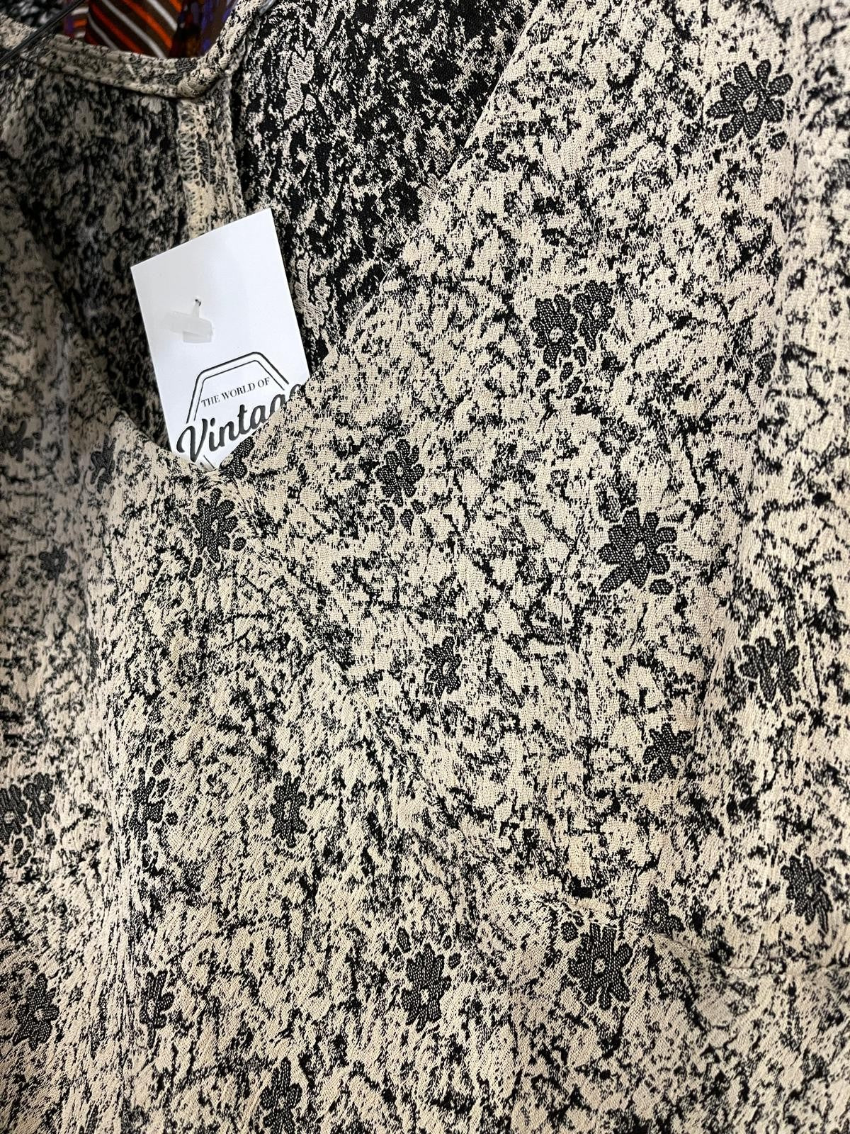 Vestito Vintage a fiorellini Tg.S